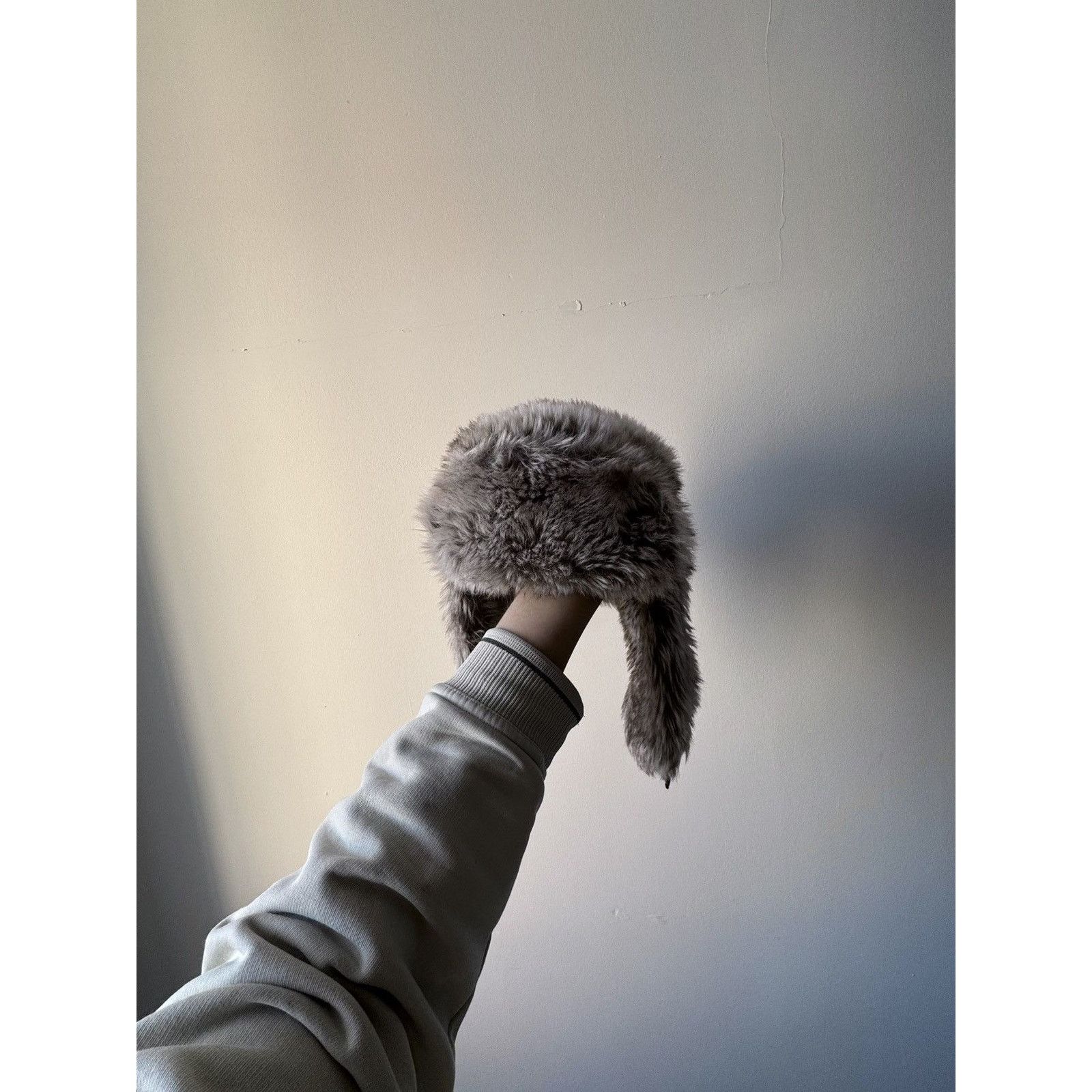 Vintage Y2K Ushanka Faux Fuzzy Fur Alt Trapper Hat Size ONE SIZE - 2 Thumbnail