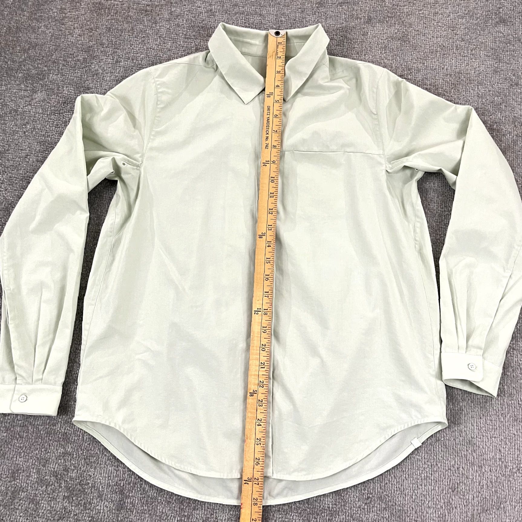 Lululemon LULULEMON Shirt Womens Size 6 Springtime Green Full Day Ahead Button Up Long SLV Size M / US 6-8 / IT 42-44 - 5 Thumbnail