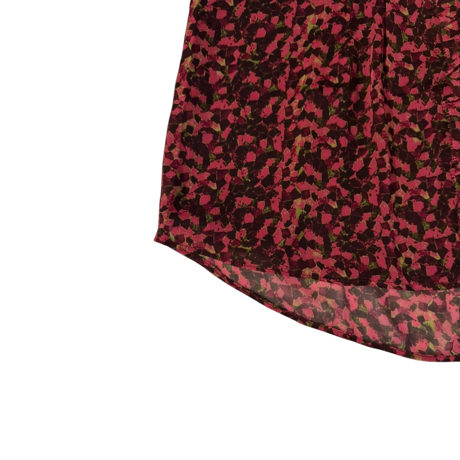 Coldwater Creek Coldwater Creek Reds & Pinks Long Sleeve Sheer Top M 10/12 Size M / US 6-8 / IT 42-44 - 5 Thumbnail