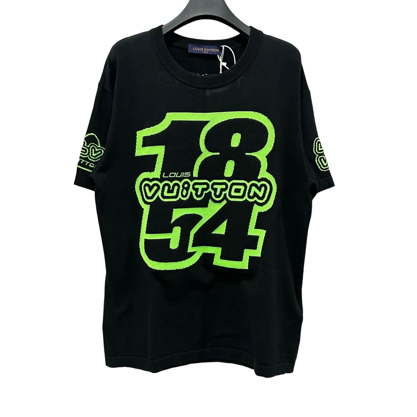 Louis Vuitton Louis Vuitton 1854 Neon Logo Knit T-Shirt M Size US M / EU 48-50 / 2 - 1 Thumbnail