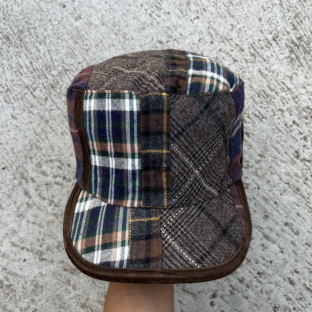 Hunter × Unsound Rags UNIQUE tartan Patchwork cadet hat | Grailed