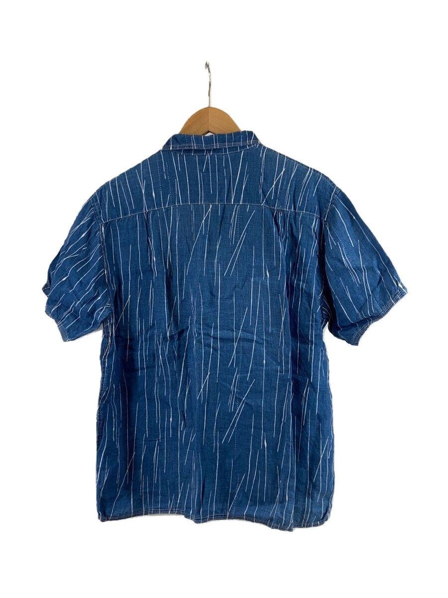 Kapital Striped Pattern Linen Short Sleeve Button Shirt Size US L / EU 52-54 / 3 - 2 Thumbnail