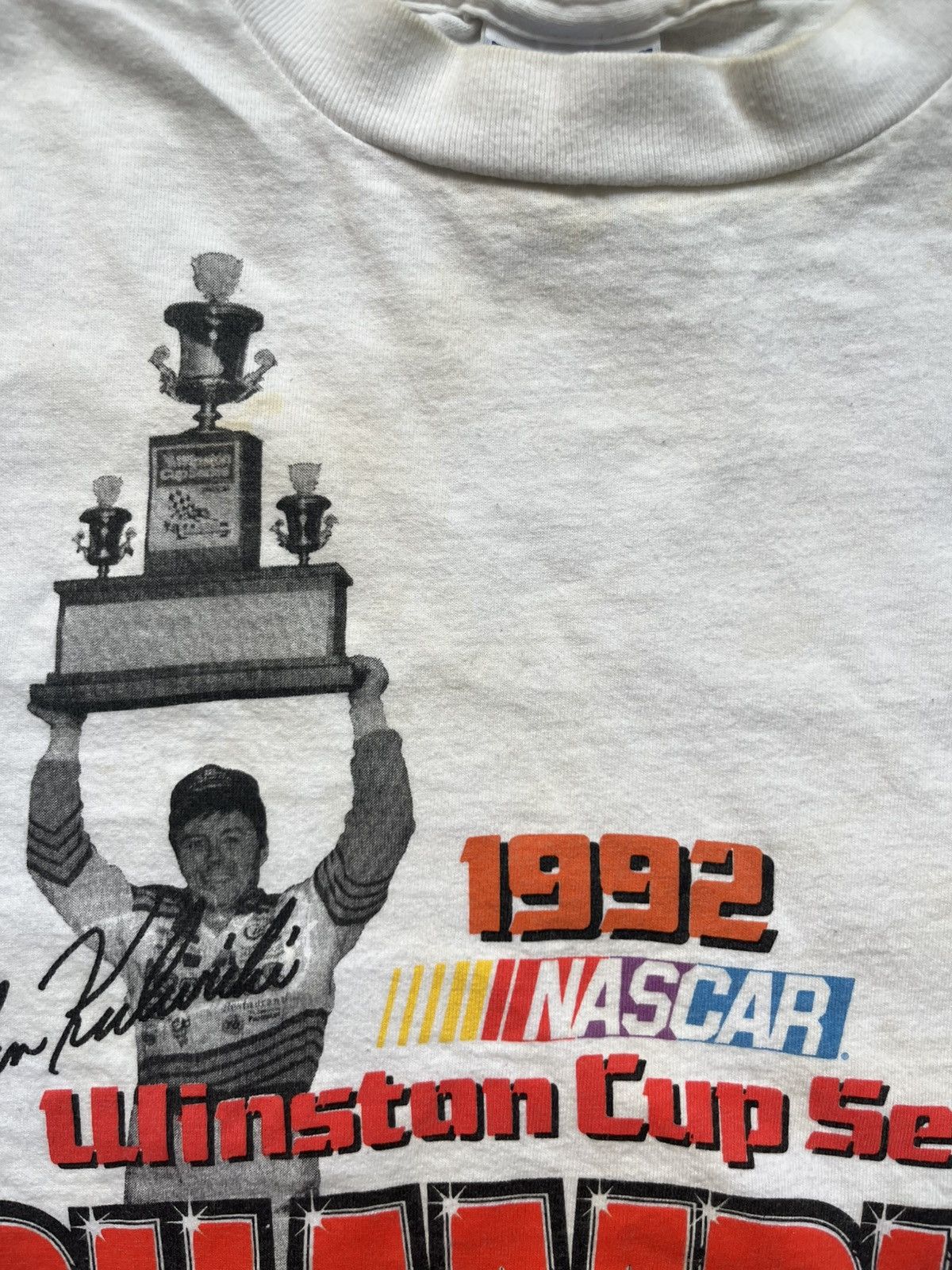 NASCAR Vintage 1993 Alan Kulwicki NASCAR Tee Size US L / EU 52-54 / 3 - 7 Thumbnail