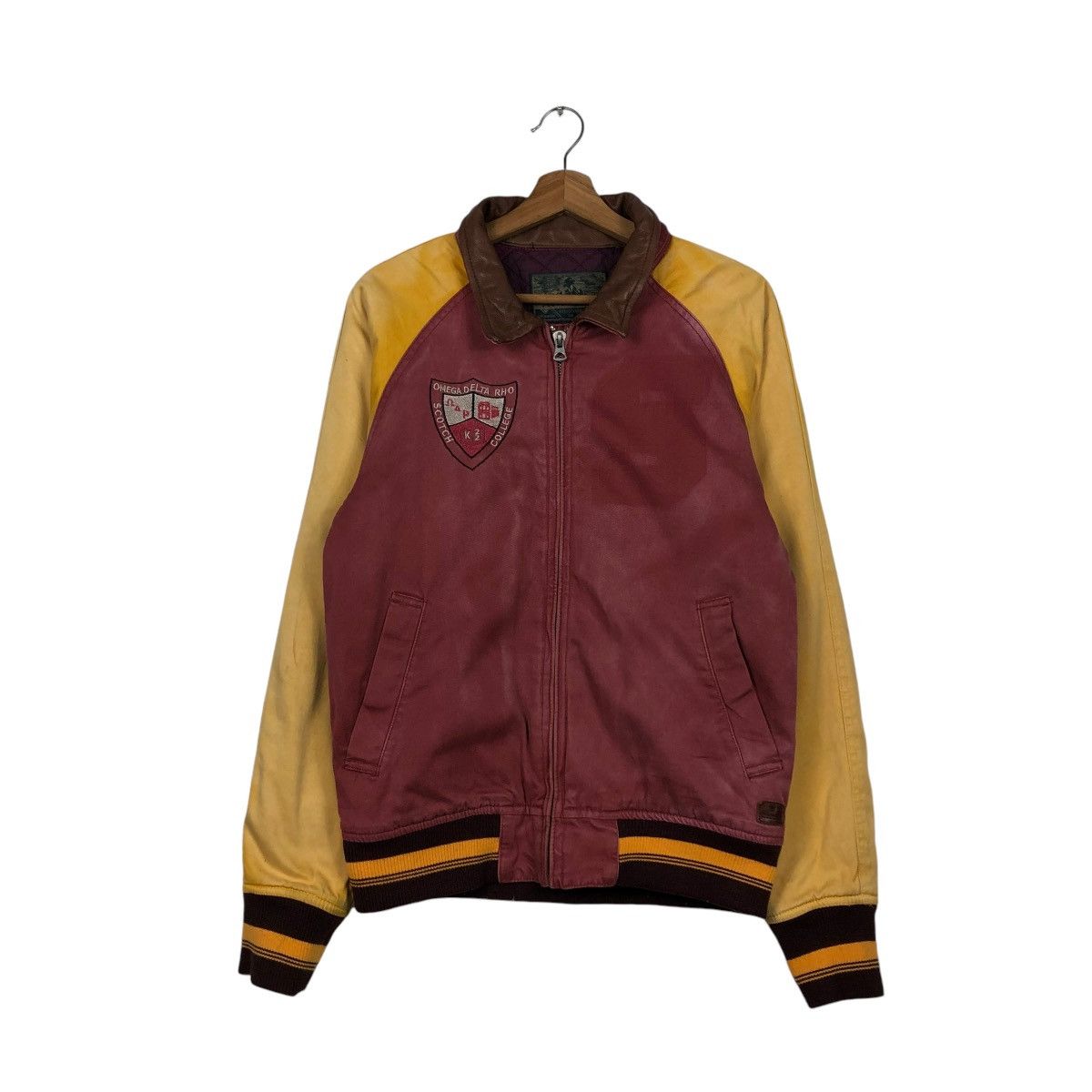 Pelle Pelle 🔥VINTAGE GENUINE LEATHER JACKET SCOTCH & SODA EMBROIDERY Size US S / EU 44-46 / 1 - 3 Thumbnail