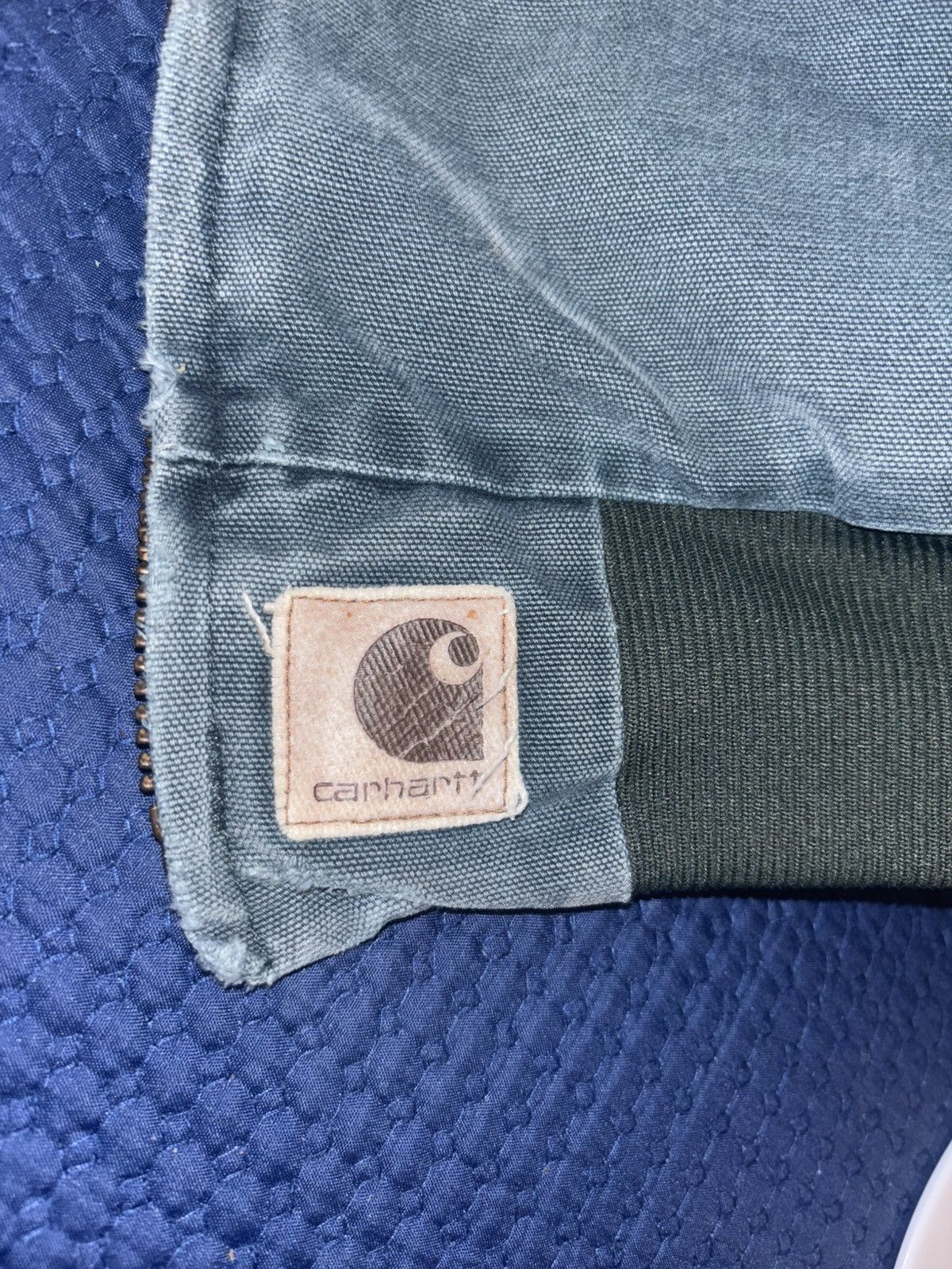 Carhartt 90’s Carhartt J14 HTG Green Santa Fe Bomber Jacket Size US M / EU 48-50 / 2 - 6 Thumbnail