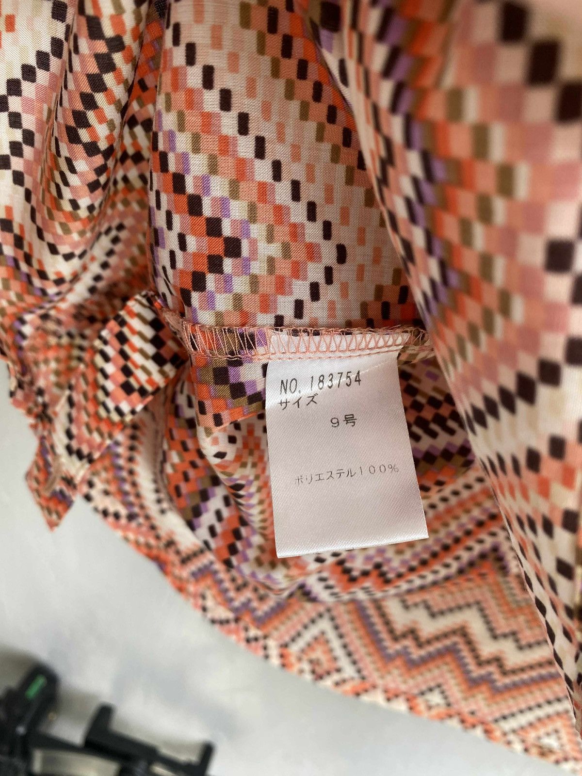 Kansai Yamamoto Kansai Bis Zigzag Print Shirt Size US M / EU 48-50 / 2 - 6 Thumbnail