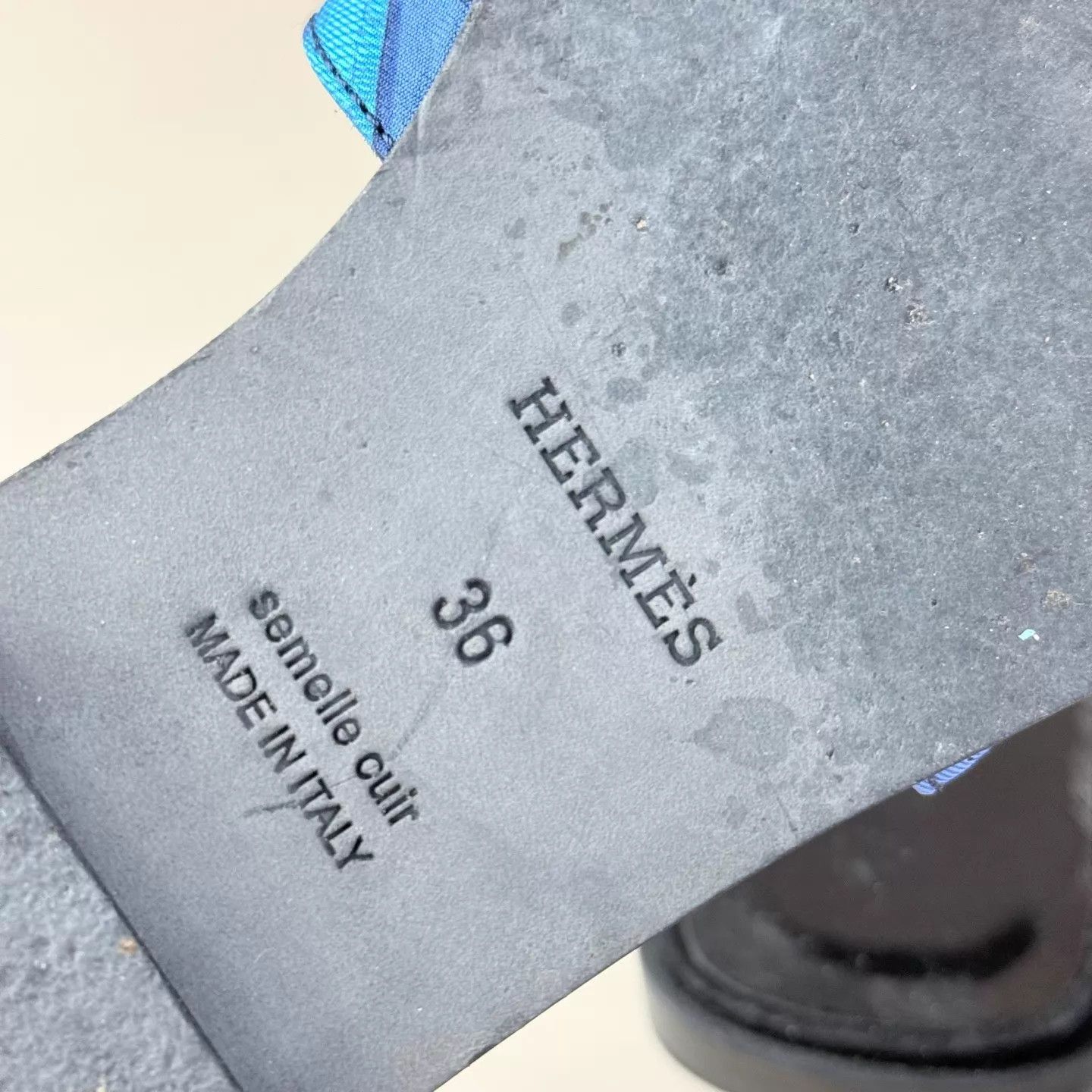 Hermes Hermes Lock-tipped H slide sandals 36 New MINT Size US 5.5 / IT 35.5 - 4 Thumbnail