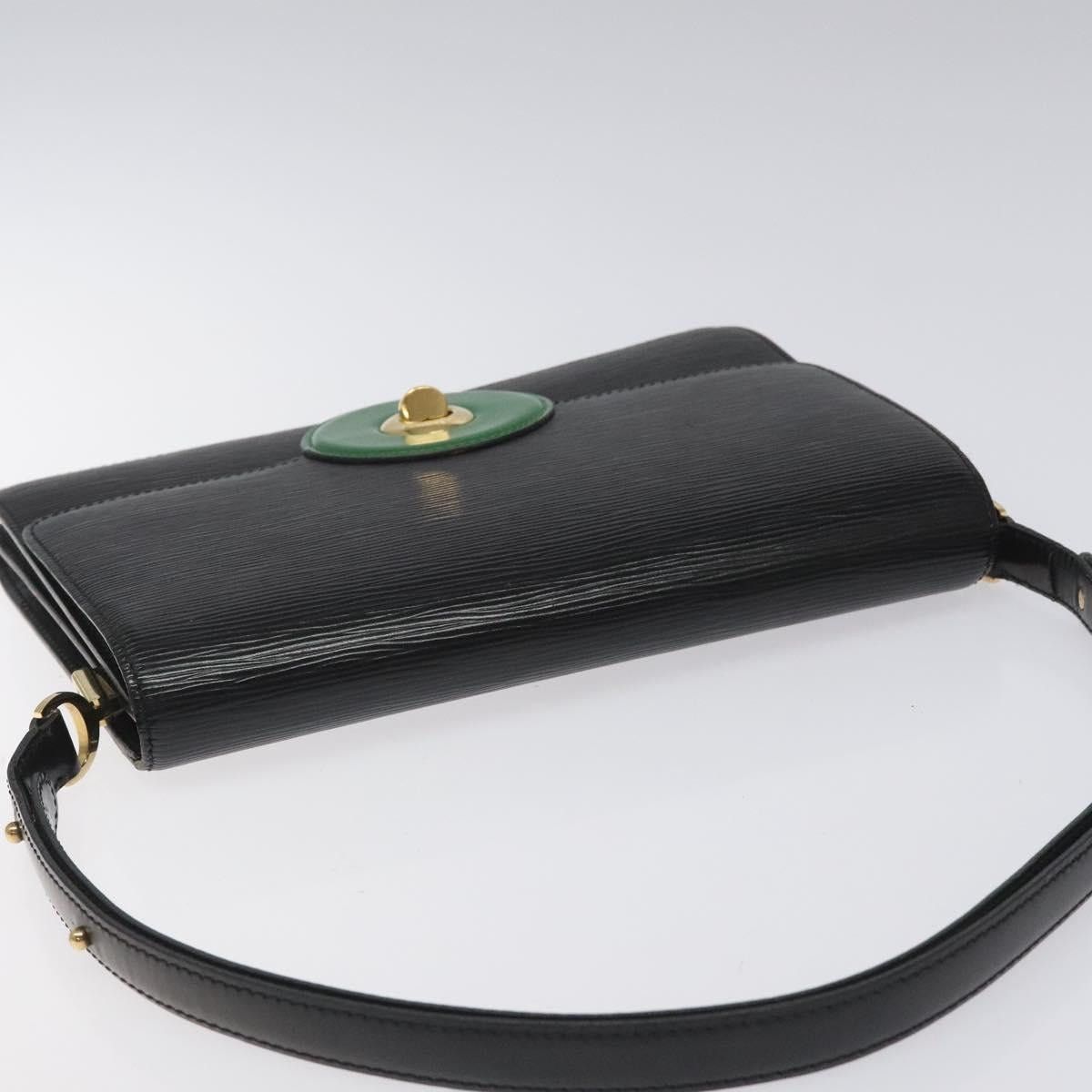 Louis Vuitton LOUIS VUITTON Epi Free Run Shoulder Bag Green Black M52414 Size ONE SIZE - 6 Thumbnail