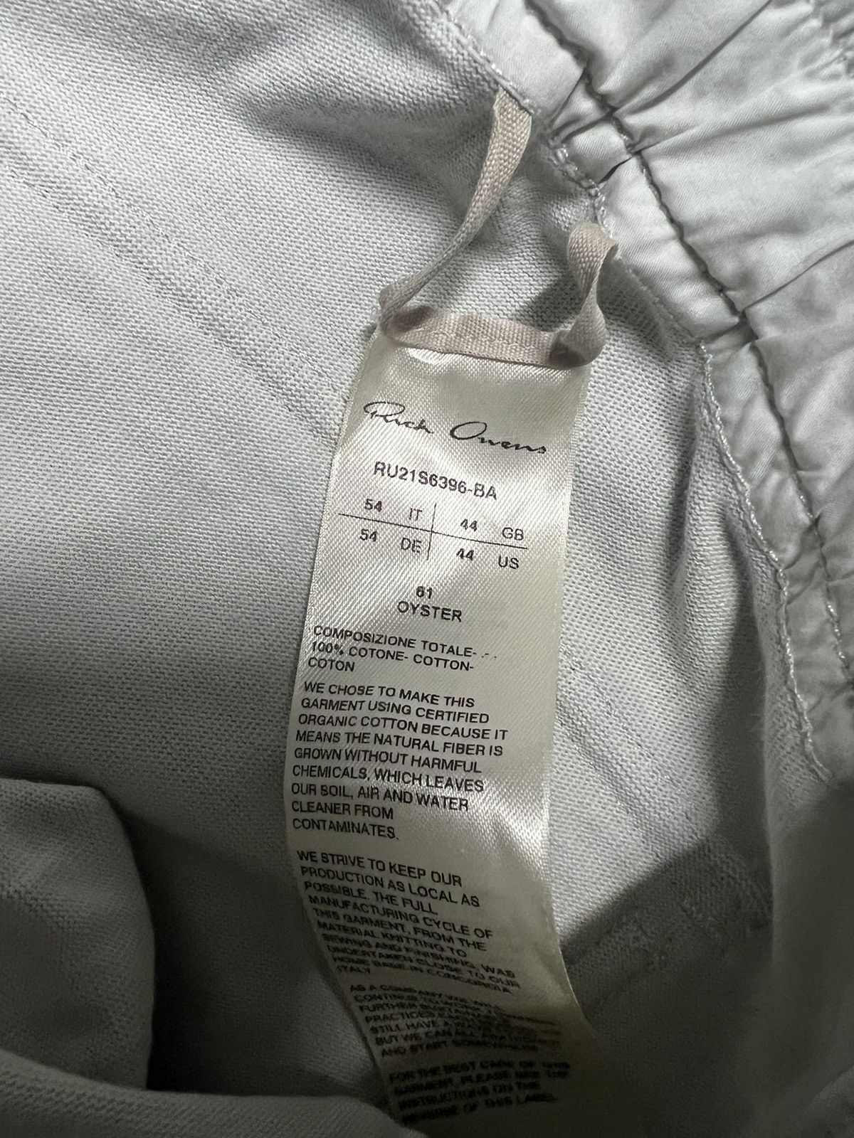 Rick Owens Mastodon Cargo Jogger EU54 Size US 38 / EU 54 - 5 Thumbnail