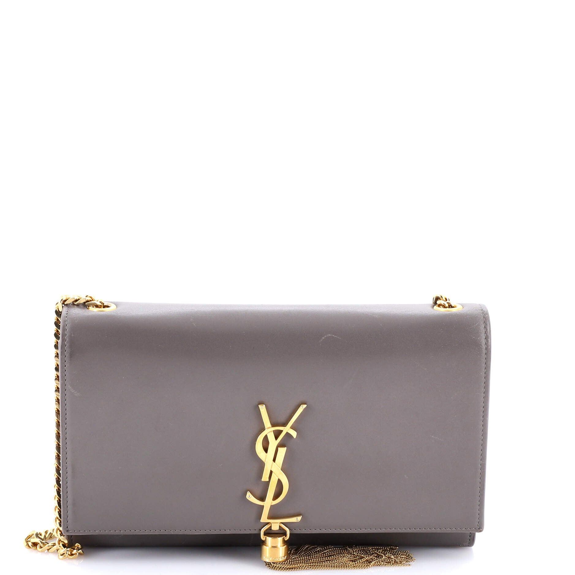 Saint Laurent Paris Classic Monogram Tassel Crossbody Bag Size ONE SIZE - 1 Thumbnail
