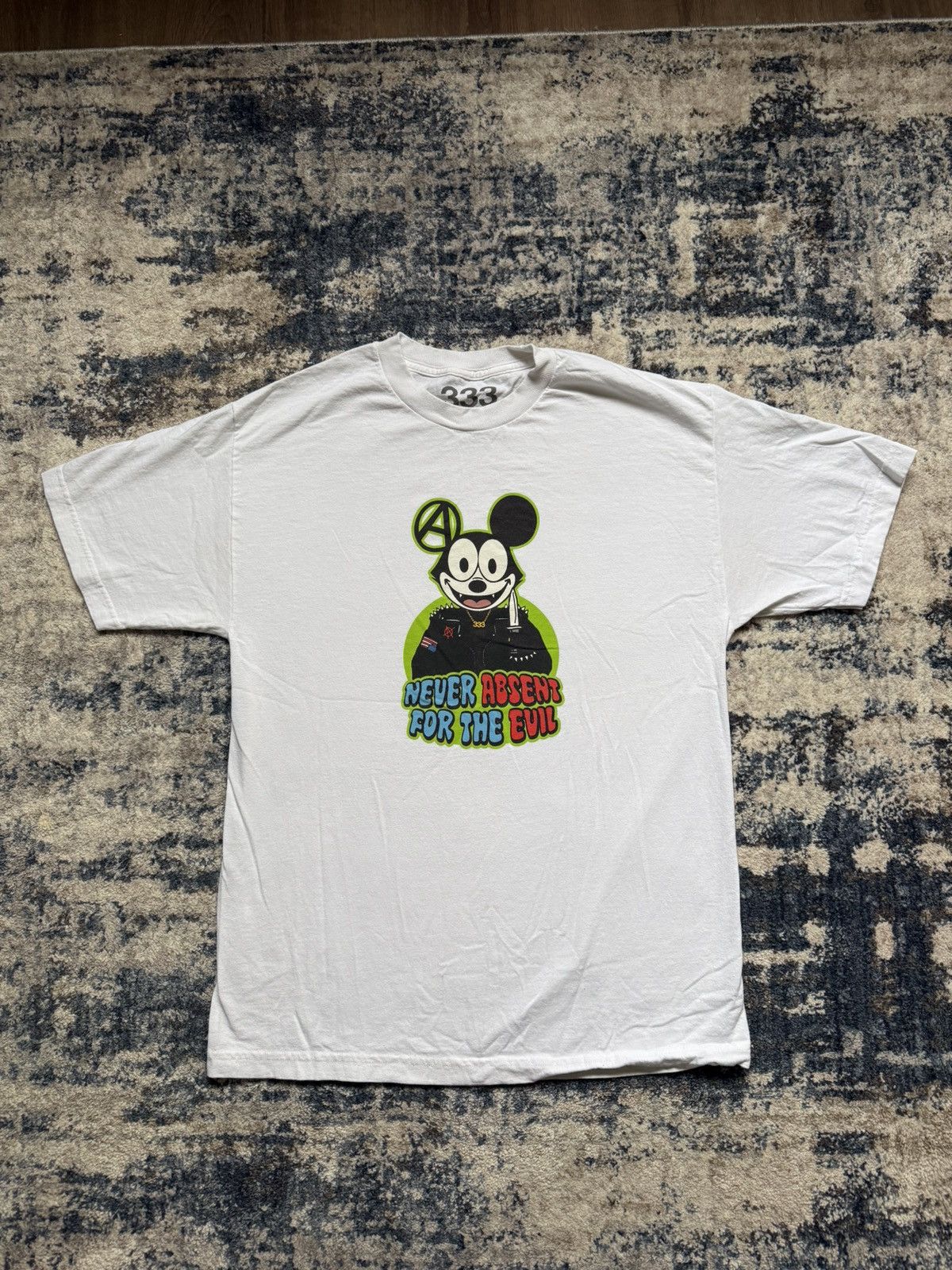 Half Evil Half Evil x Absent Never Absent For The Evil Tee Size US L / EU 52-54 / 3 - 1 Thumbnail