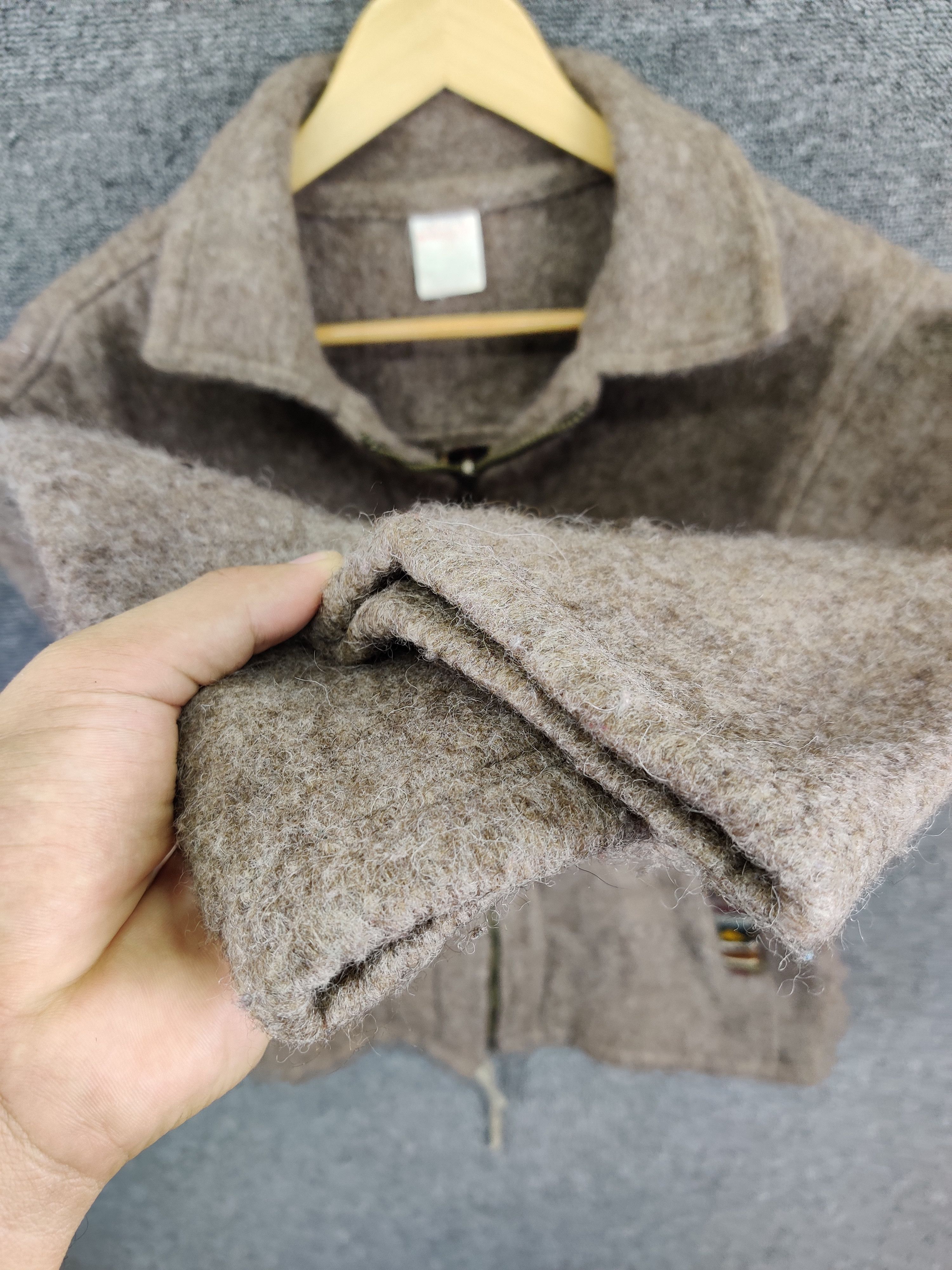 Japanese Brand Vintage Navajo Shiquiry Wool Mohair Zipper Jacket Size US M / EU 48-50 / 2 - 11 Thumbnail