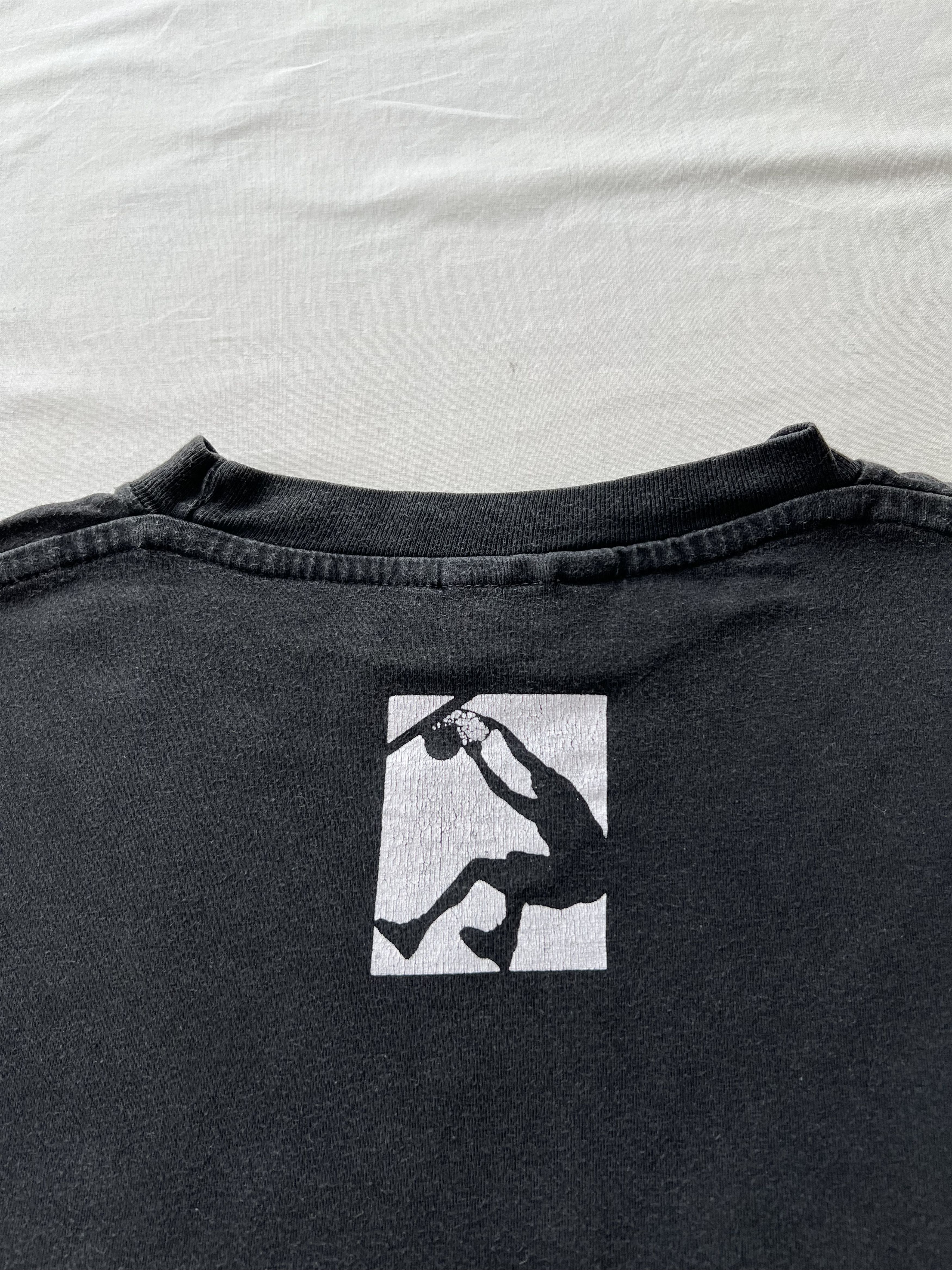 Reebok Vintage 90s Shaquille O'Neal Shaq Reebok NBA Black T-shirt Size US XL / EU 56 / 4 - 21 Thumbnail