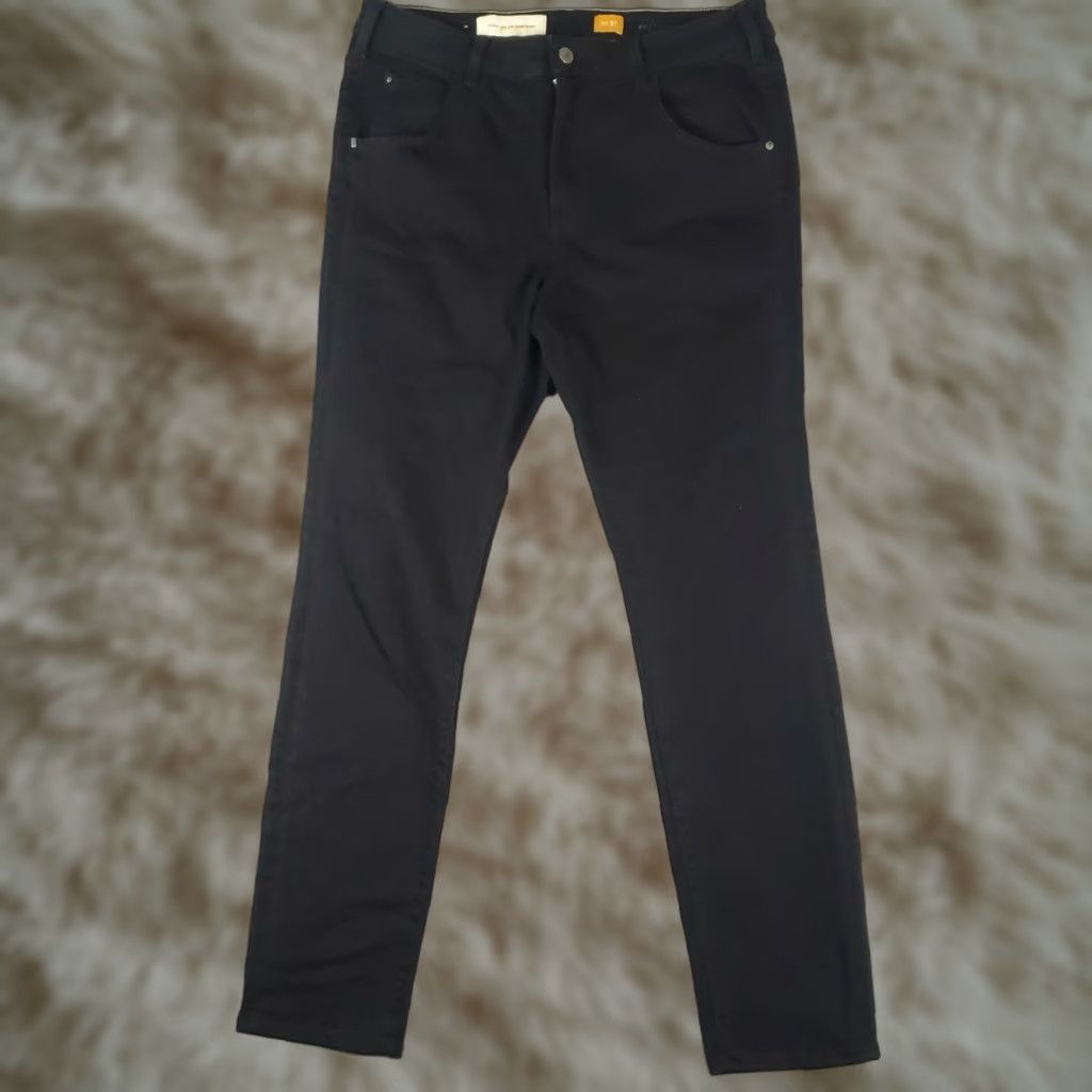 Vintage VINTAGE Pilcro Jeans Women Slim Skinny Denim Black 31x29.5 High Rise 5-Pocket Regular Womens Size 24" / US 00 / IT 34 - 1 Thumbnail