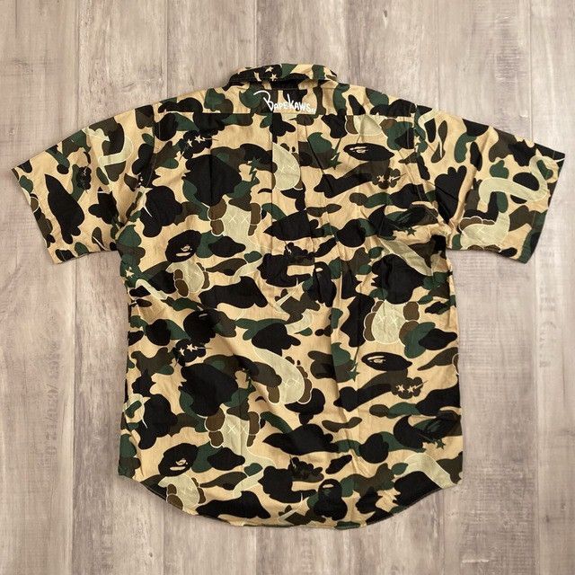 Bape × Kaws BAPE × KAWS Bendy 1st Camo Yellow Shirt a bathing ape NIGO Size US M / EU 48-50 / 2 - 3 Thumbnail