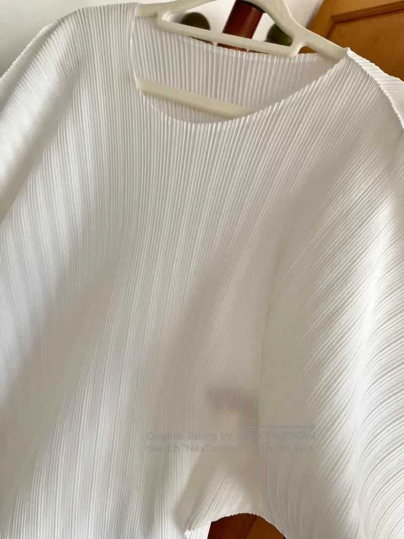 Issey Miyake Issey Miyake Asymmetrical 3/4 Sleeve Midi Top Size L / US 10 / IT 46 - 2 Thumbnail