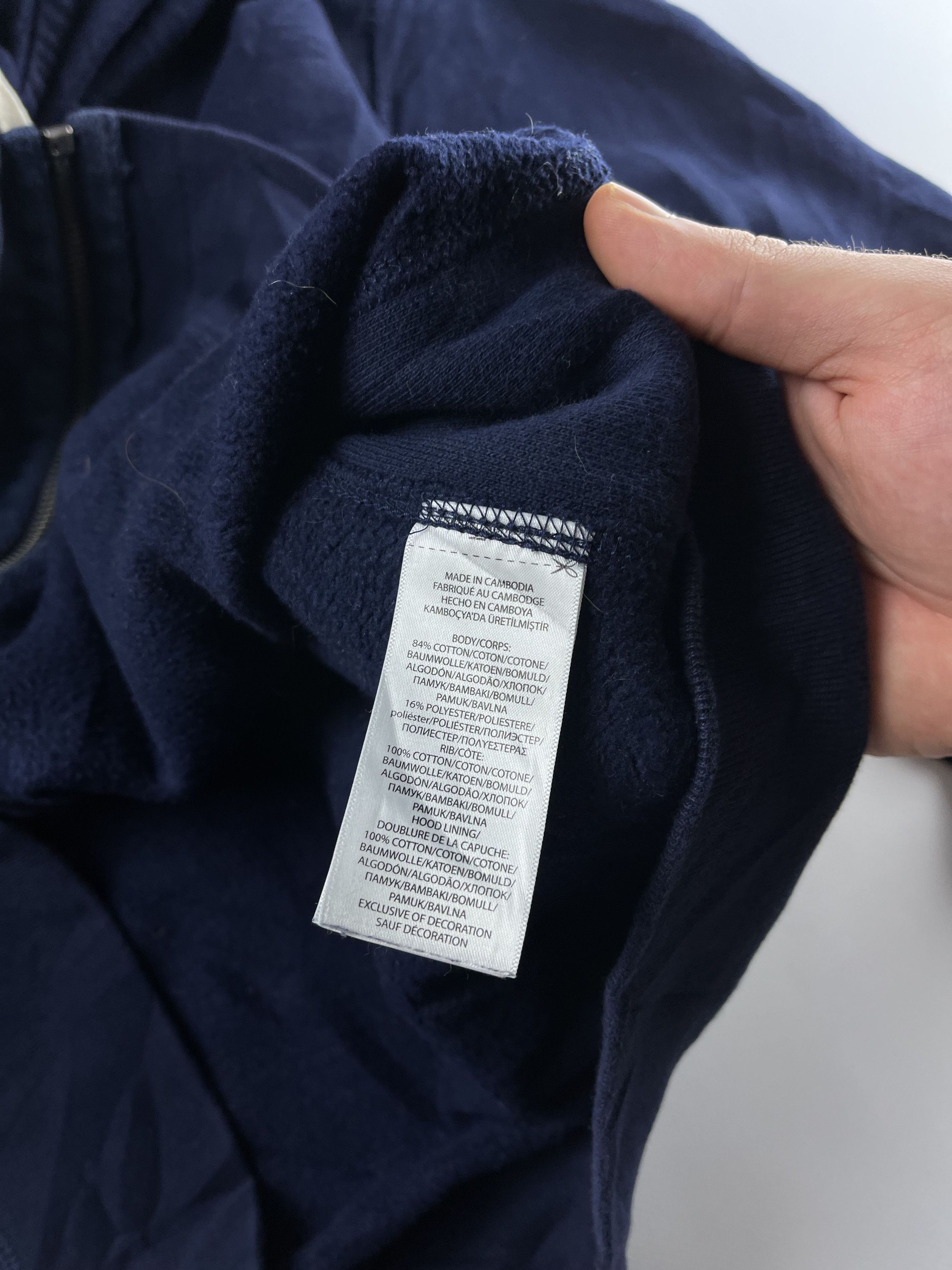 Polo Ralph Lauren × Ralph Lauren RARE! Polo Ralph Lauren Navy Blue Zip Hoodie Size US XL / EU 56 / 4 - 6 Thumbnail