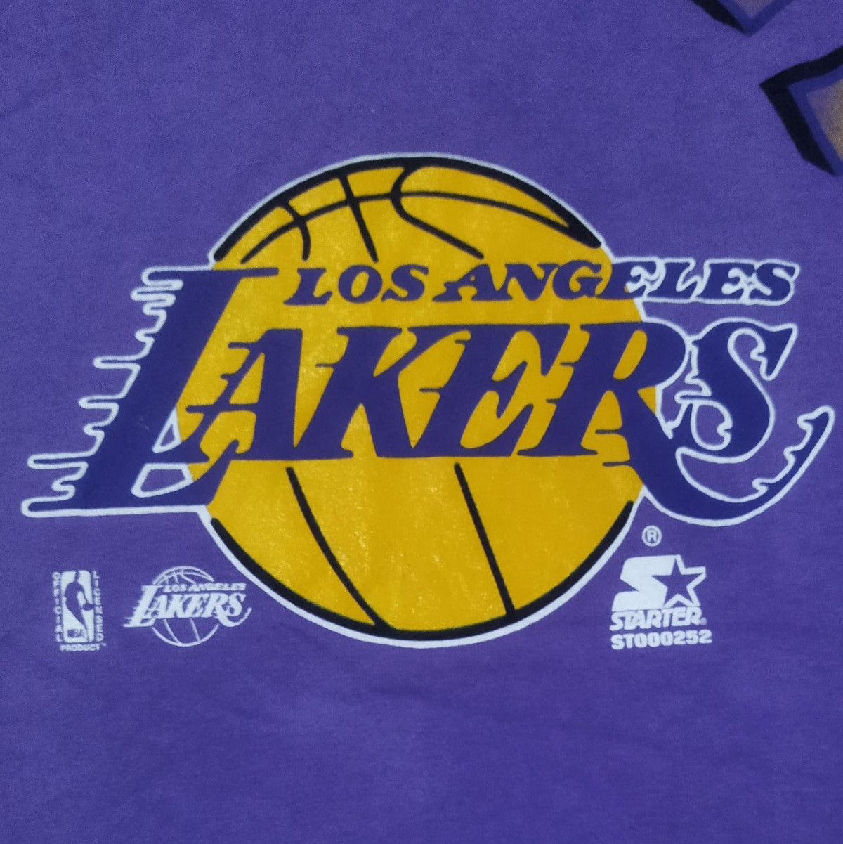 Starter Vintage 1990s Starter Lakers Shirt Size US L / EU 52-54 / 3 - 3 Thumbnail