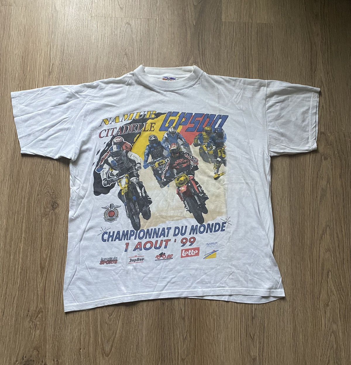 Vintage Vintage 1999 motocross motorcycle championat GP 500 Moto Size US L / EU 52-54 / 3 - 1 Thumbnail