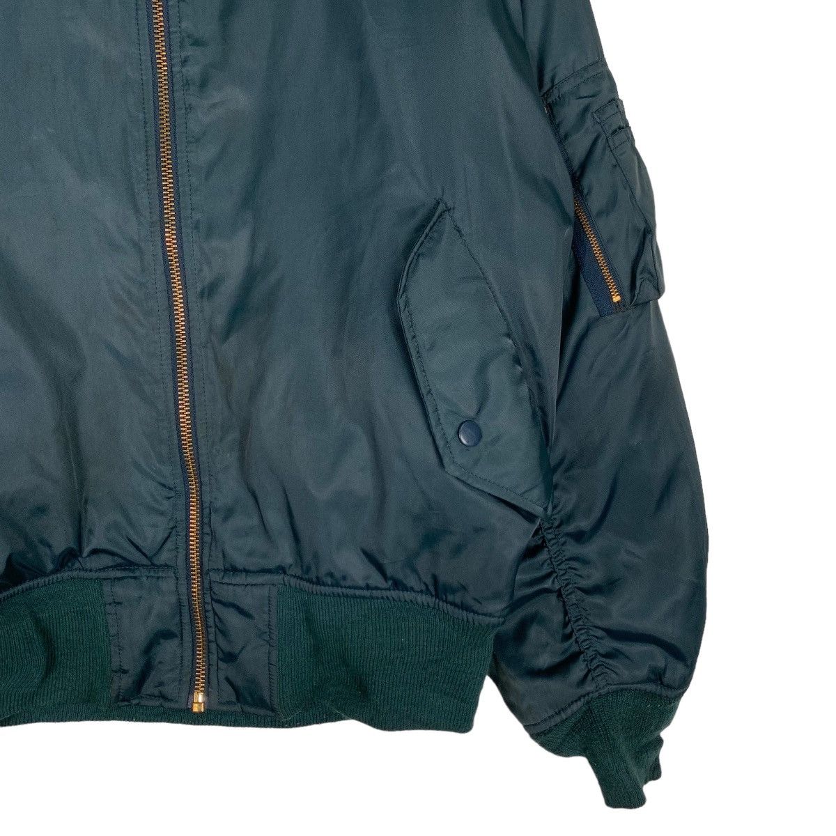 Vintage MACHOPE Air Force MA-1 Bomber Flight Jacket #0863-C39 Size US L / EU 52-54 / 3 - 4 Thumbnail