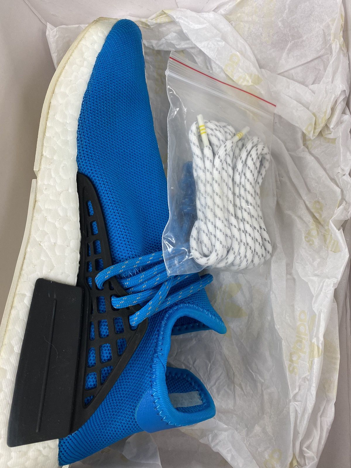 Adidas Adidas x Pharrell Human Race Sharp Blue 7.5 100% authentic Size US 7.5 / EU 40-41 - 11 Thumbnail