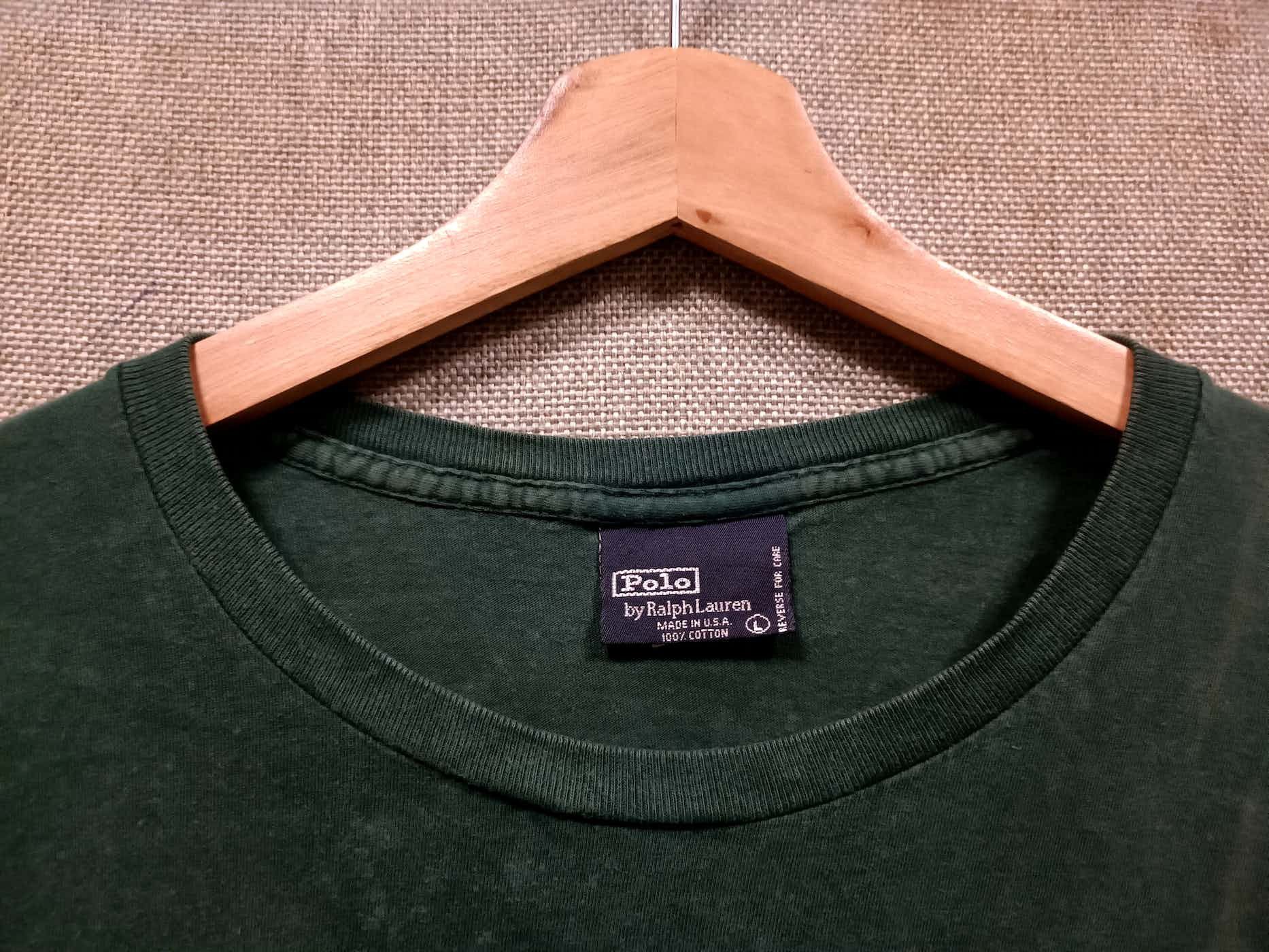 Polo Ralph Lauren × Vintage vintage 90s t shirt polo sportsman made in usa Size US XL / EU 56 / 4 - 4 Thumbnail