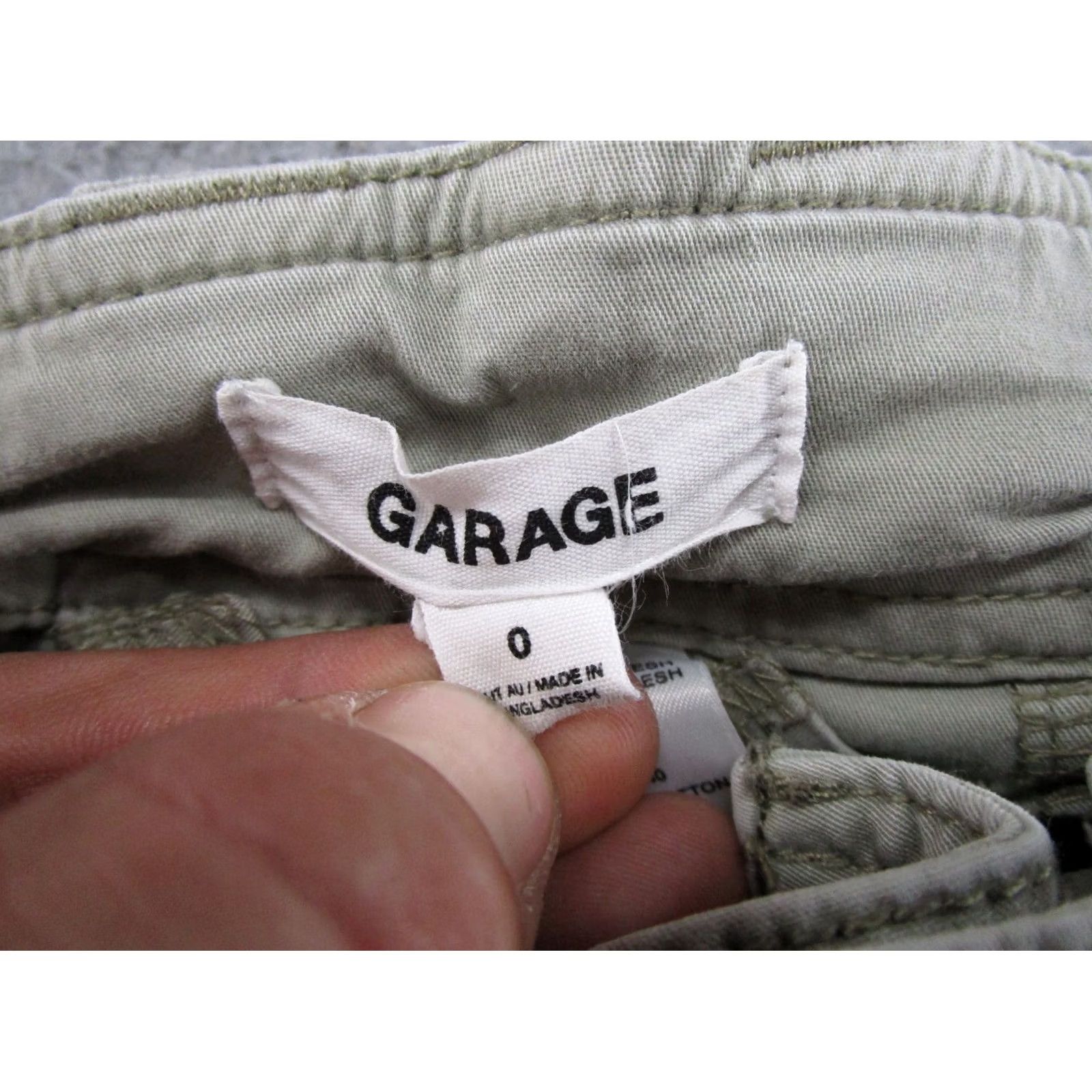 Garage Garage Green Denim Flared Leg Jeans Womens Size 0 Mid Rise Size 25" / US 0 / IT 36 - 4 Thumbnail