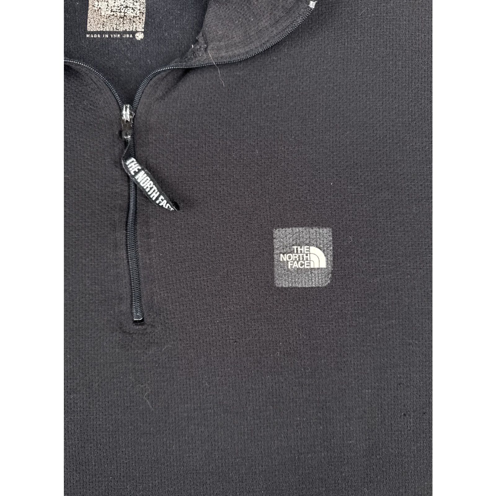 The North Face The North Face Sweater Mens Small Black Fleece 1/4 Zip 100% Polyester Pullover Size US S / EU 44-46 / 1 - 6 Thumbnail
