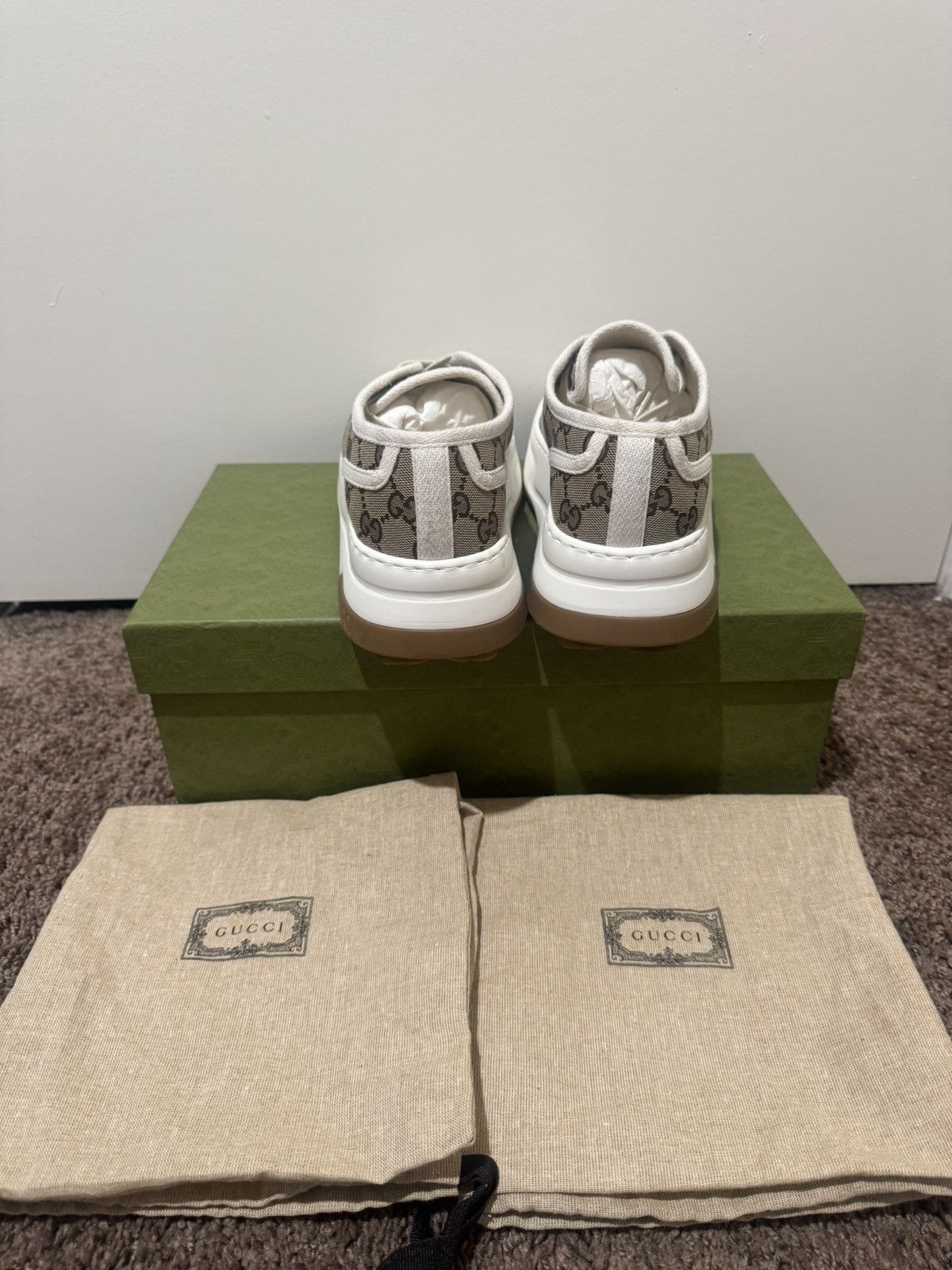 Gucci GG Canvas Low Top Platform Sneakers Size US 9 / IT 39 - 4 Thumbnail
