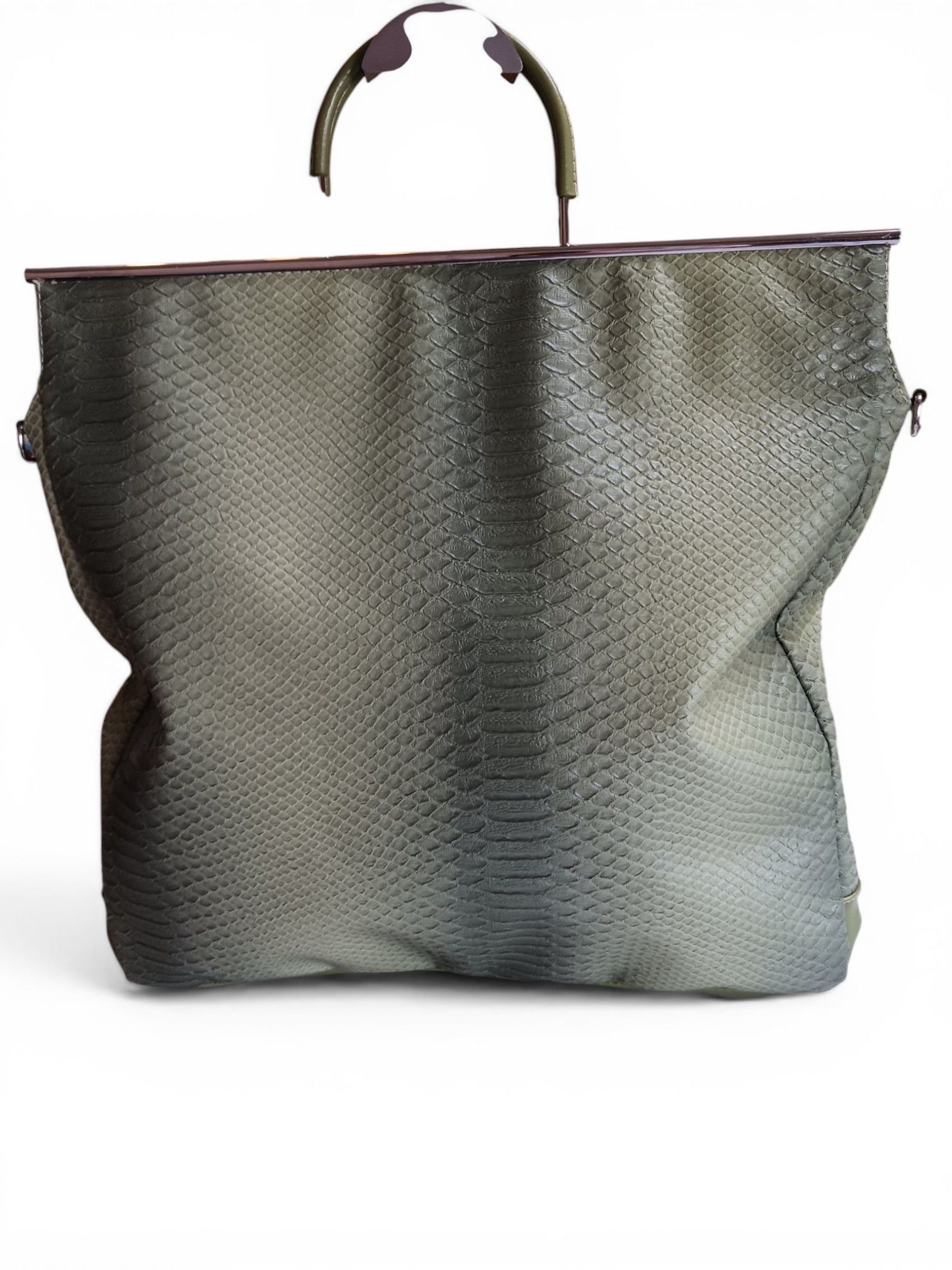 Mario Valentino Mario Valentino Green Embossed Tote Bag Size ONE SIZE - 2 Thumbnail