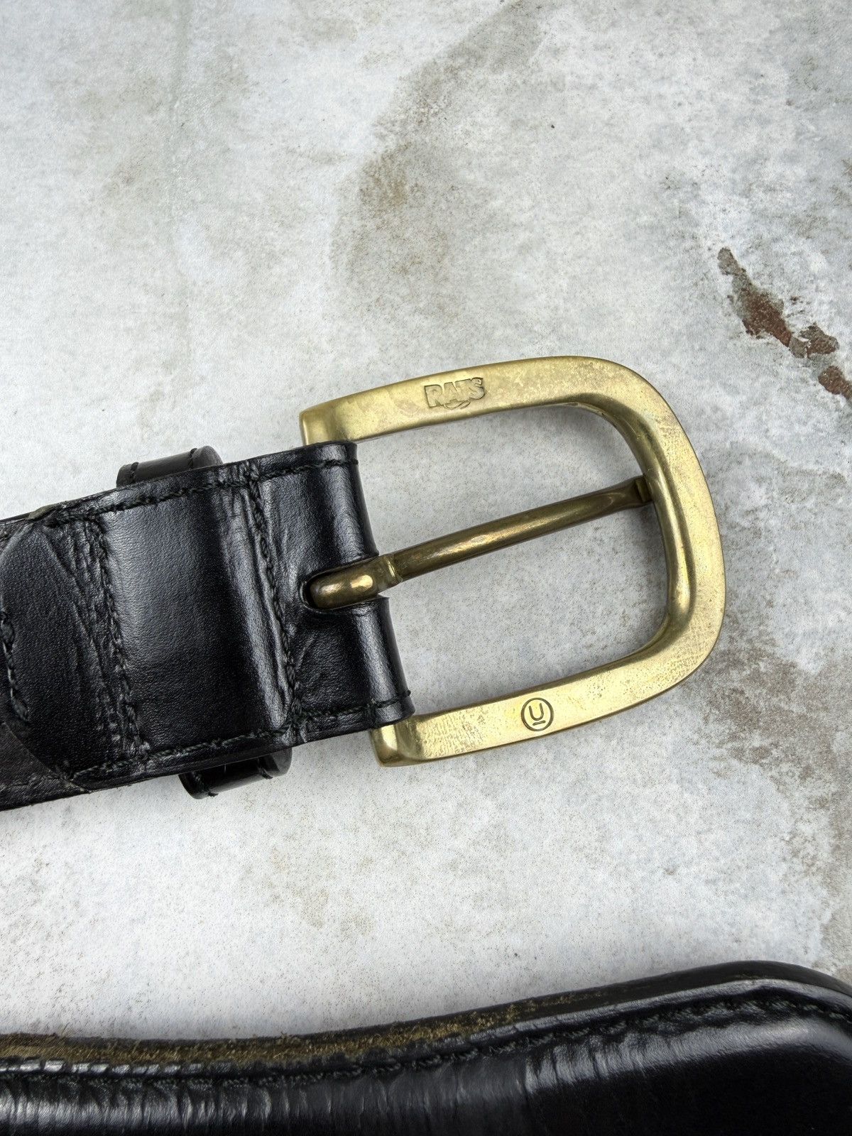 Undercover AW08 Undercover Rats Gold Studded Punk Leather Belt Size ONE SIZE - 4 Thumbnail