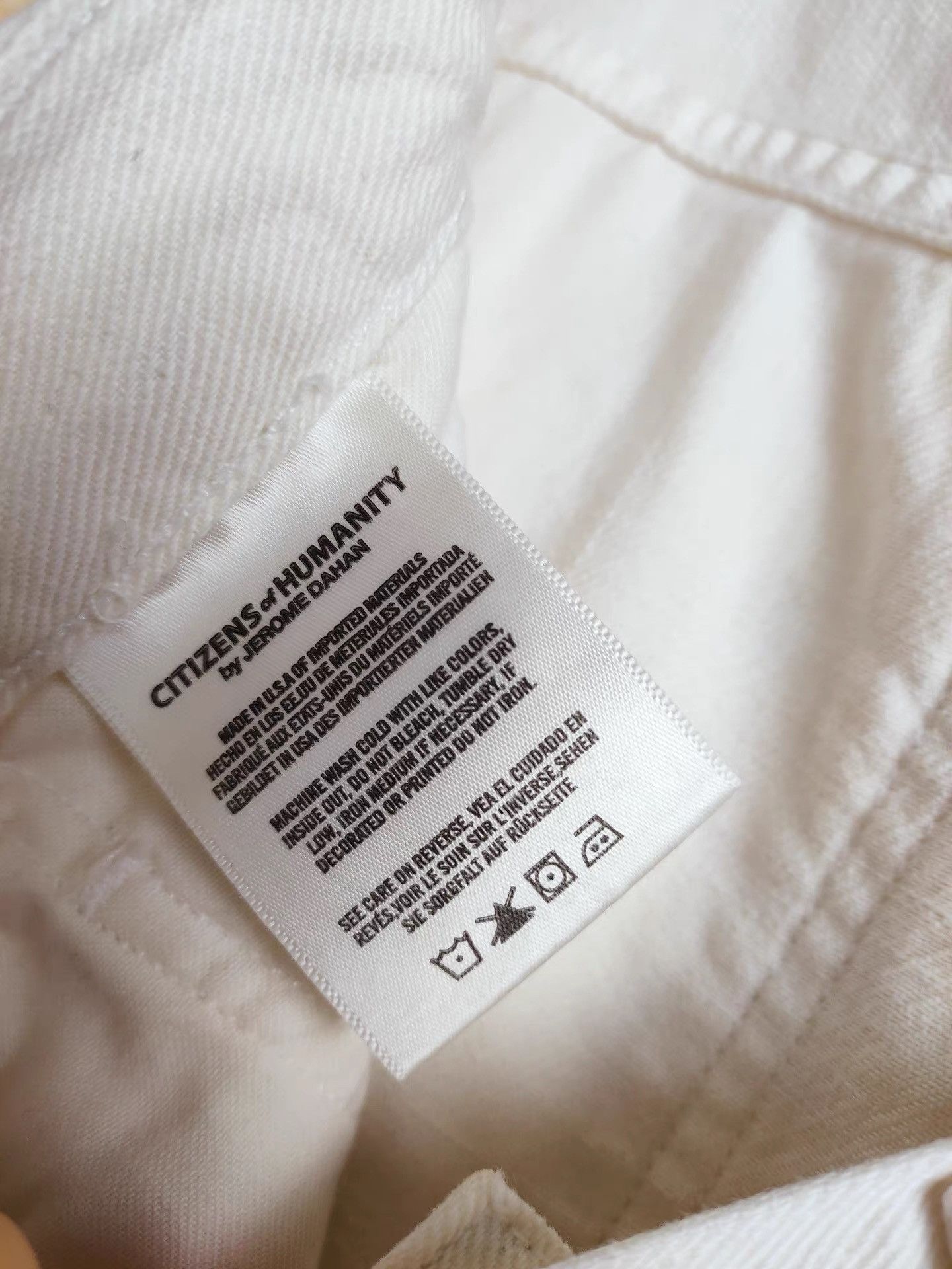Citizens Of Humanity CITIZENS of HUMANITY Men's White Slash Destroyed Jeans K29 Size US 28 / EU 44 - 7 Thumbnail