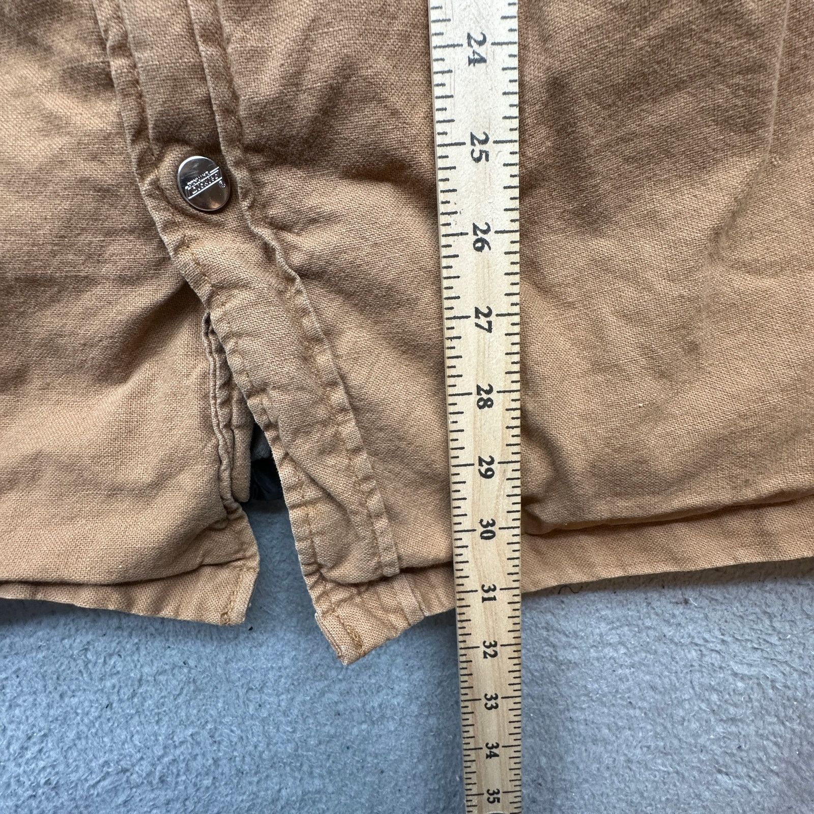 Dickies Dickies Duck Canvas Hooded Work Jacket Mens Large Brown Zip Size US L / EU 52-54 / 3 - 4 Thumbnail