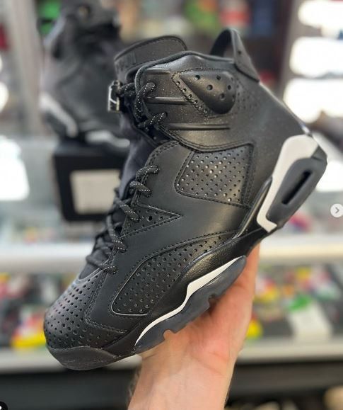 Nike air jordan 6 retro bg black cat best sale