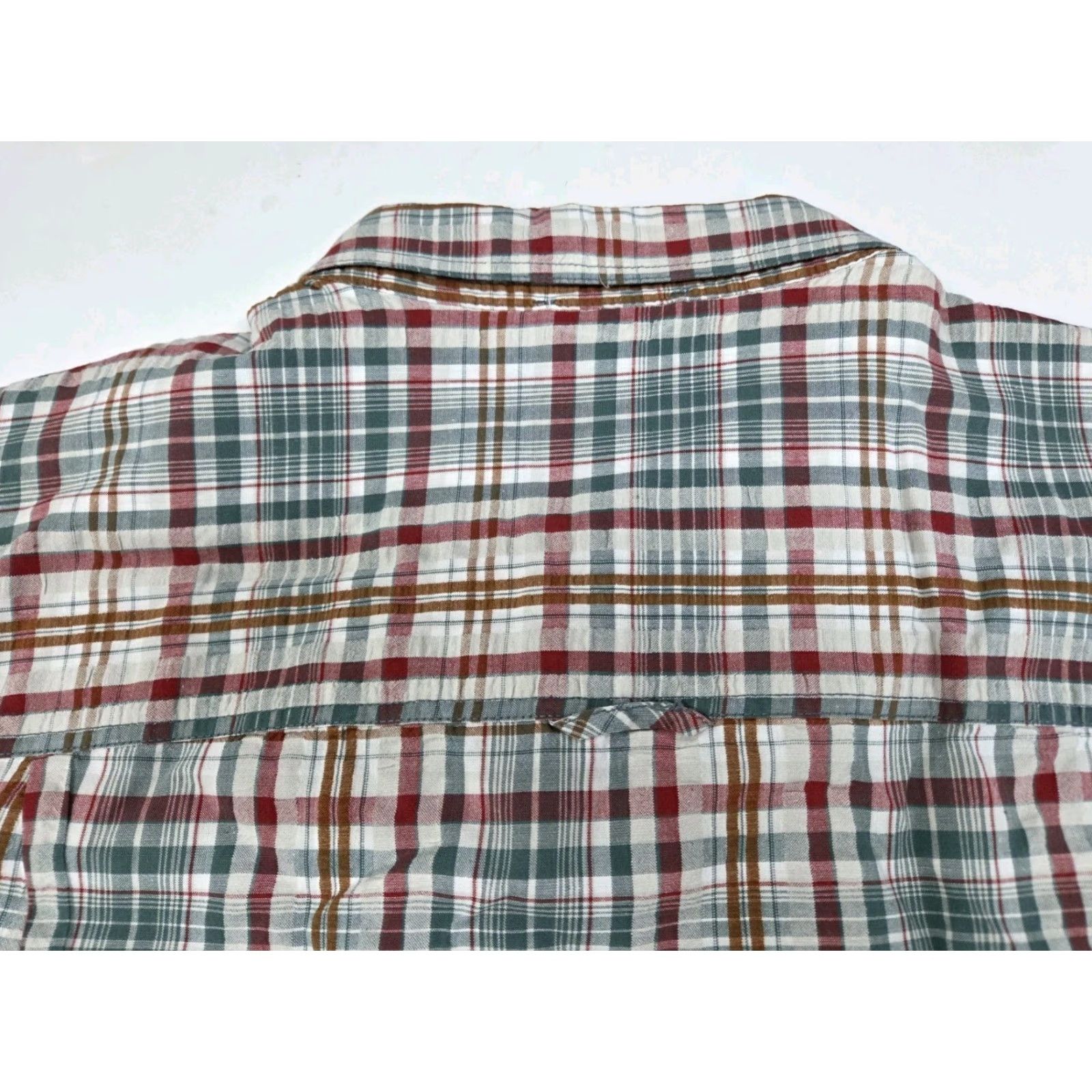 Royal Robbins VINTAGE Royal Robbins Mens Short Sleeve Button Up Plaid Shirt XXL Size US XXL / EU 58 / 5 - 6 Thumbnail
