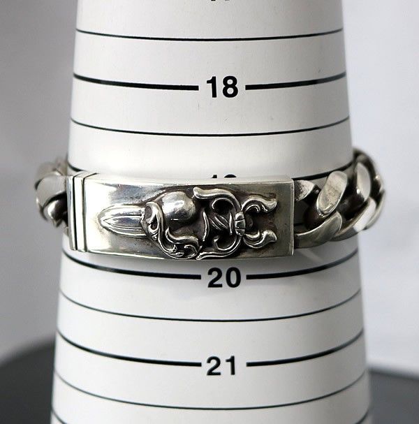 Chrome Hearts Chrome Hearts Heart Dagger ID Bracelet Size ONE SIZE - 4 Thumbnail