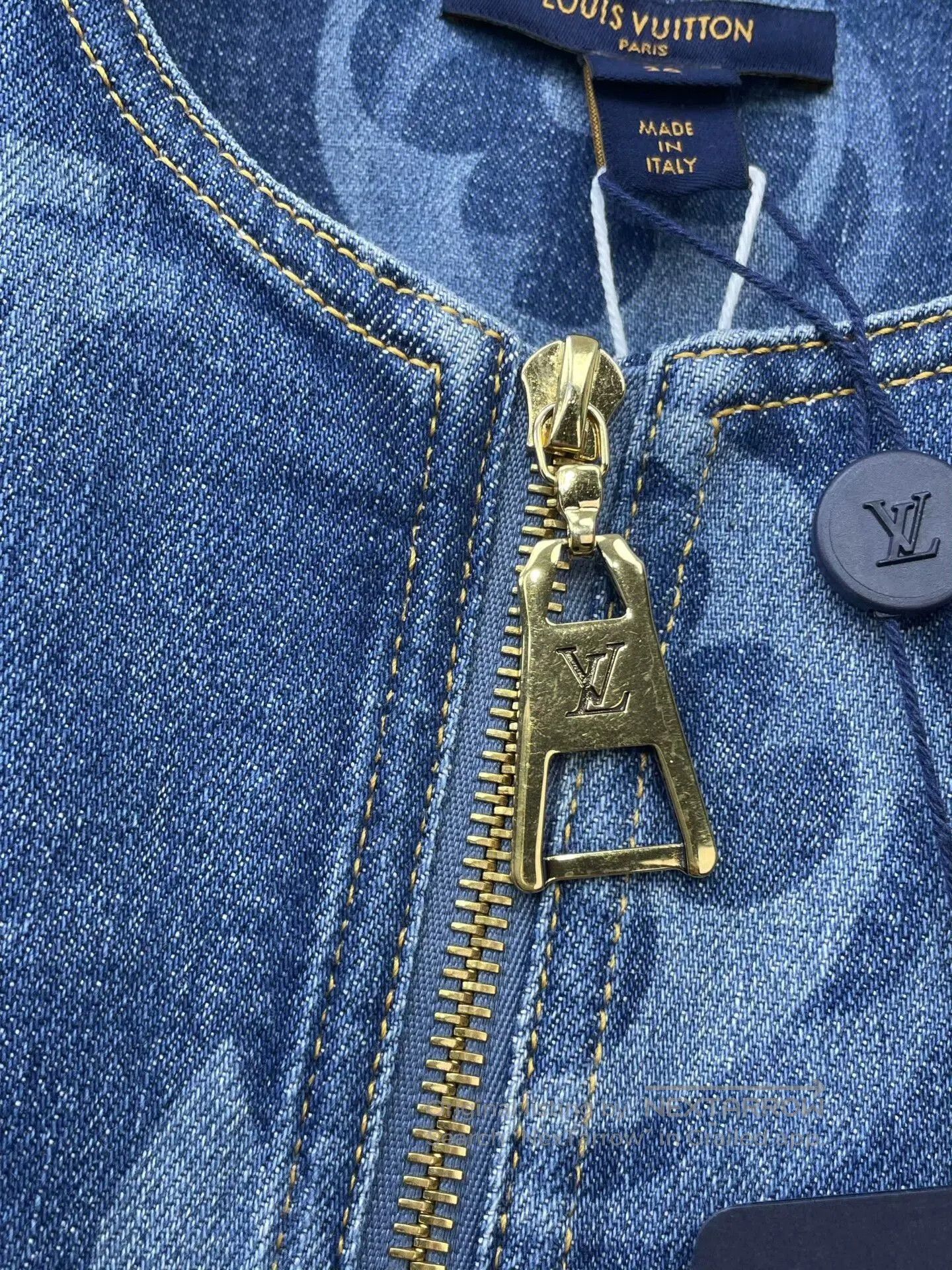 Louis Vuitton Louis Vuitton Monogram Denim Dress. Size US 36 / EU 52 - 5 Thumbnail