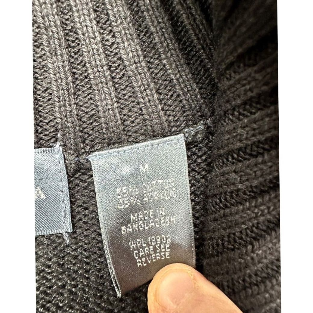 Oscar De La Renta Oscar de la Renta Sweater Pullover Quarter Zip Black Plaid Mens Medium NEW Size US M / EU 48-50 / 2 - 6 Thumbnail