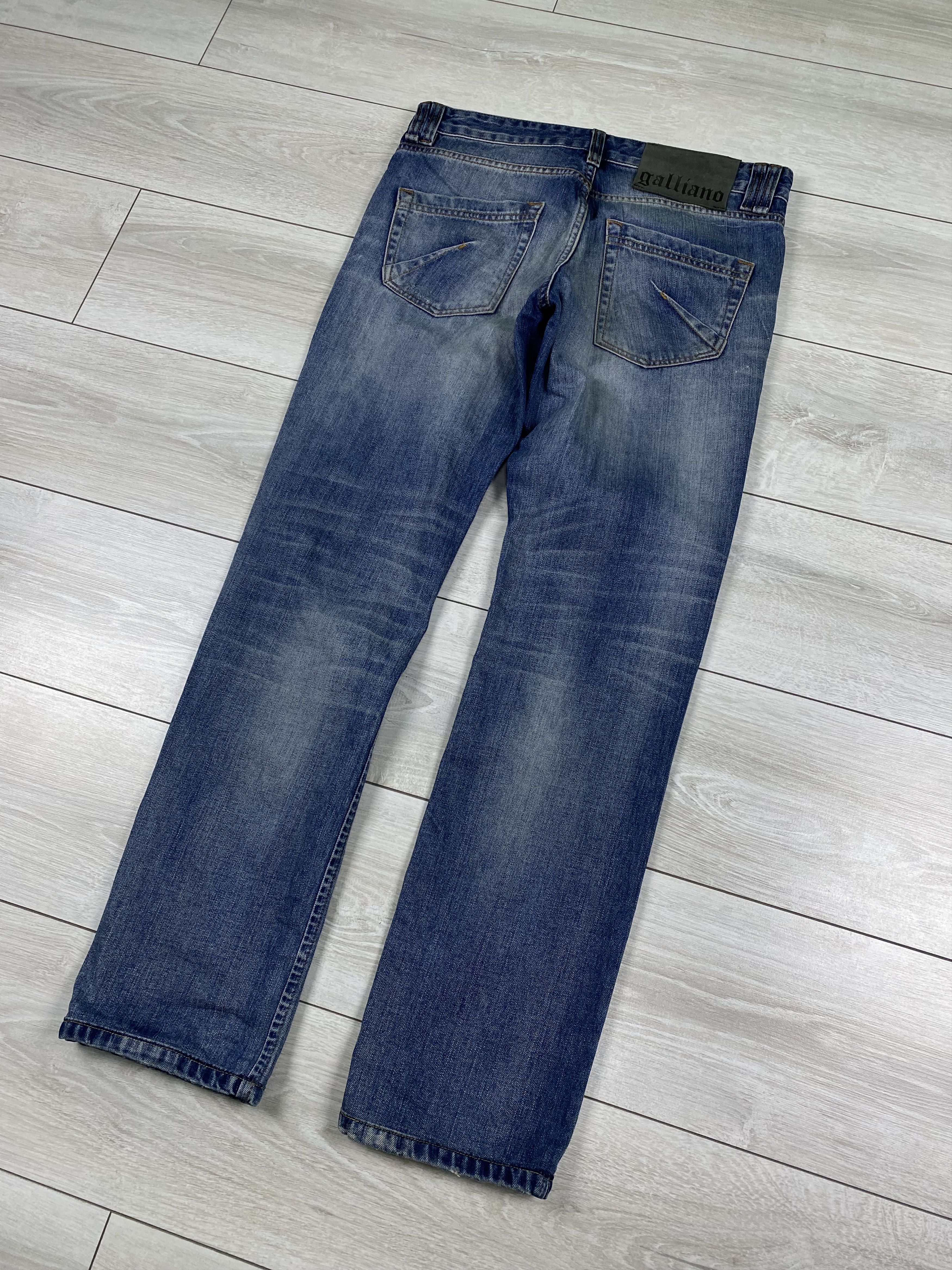 John Galliano Vintage John Galliano distressed straight jeans size 32 Size US 32 / EU 48 - 5 Thumbnail