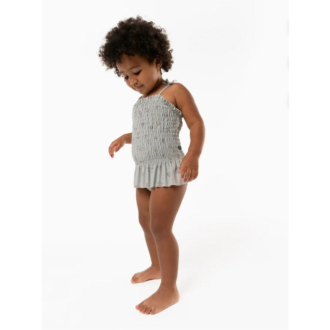 Other NWT-Gerber Modern Moments Baby Girl Swimsuit Ruffles 12M Size ONE SIZE - 2 Thumbnail