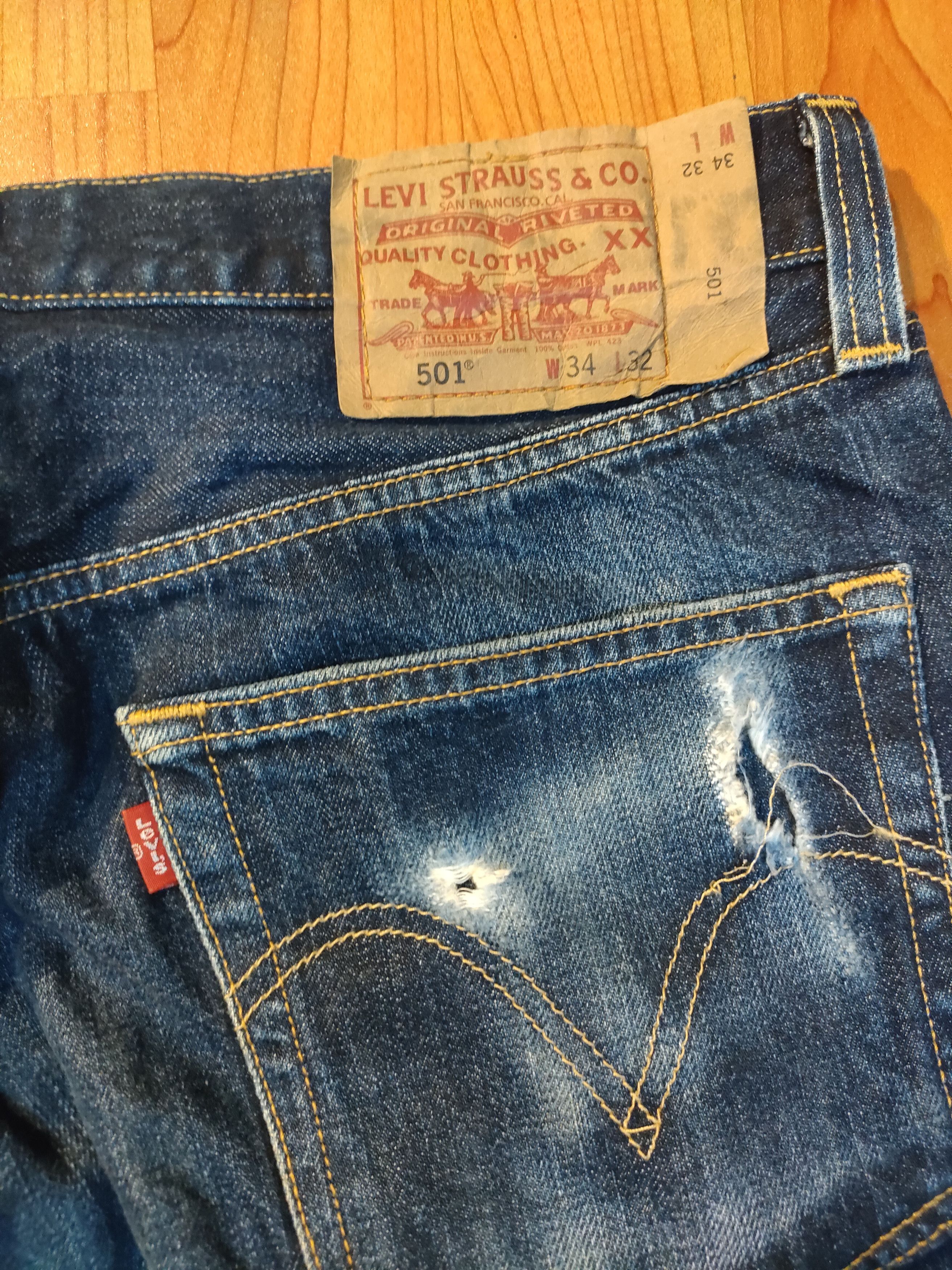 Levi's × Levi's Vintage Clothing Vintage Levi's 501 Jeans Size US 34 / EU 50 - 5 Thumbnail