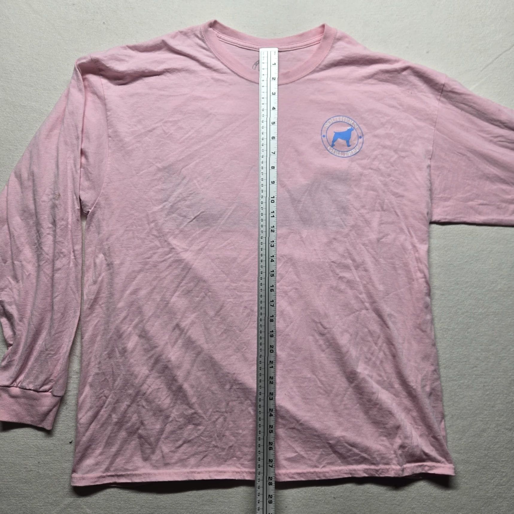 Vintage VINTAGE Southern Girl Prep Shirt Women 2XL Pink The Mountains Are Calling Long Sleeve 90s Womens Size XXL / US 16-18 / IT 52-54 - 6 Thumbnail