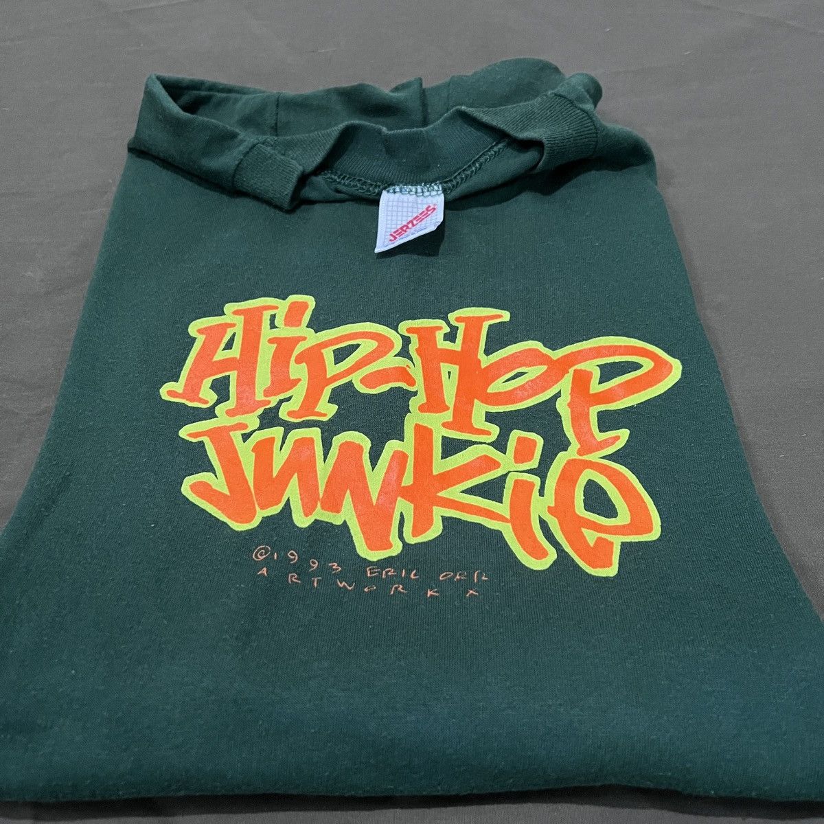 Rap Tees VeryRare Vintage 90s Hiphop Junkie Nice Smooth Art Eric Orr Size US XL / EU 56 / 4 - 1 Thumbnail