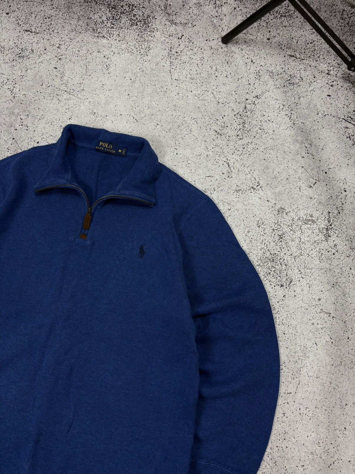Polo Ralph Lauren Ralph Basic Solid Cotton 1/3 Zip Sweatshirt Size US M / EU 48-50 / 2 - 2 Thumbnail