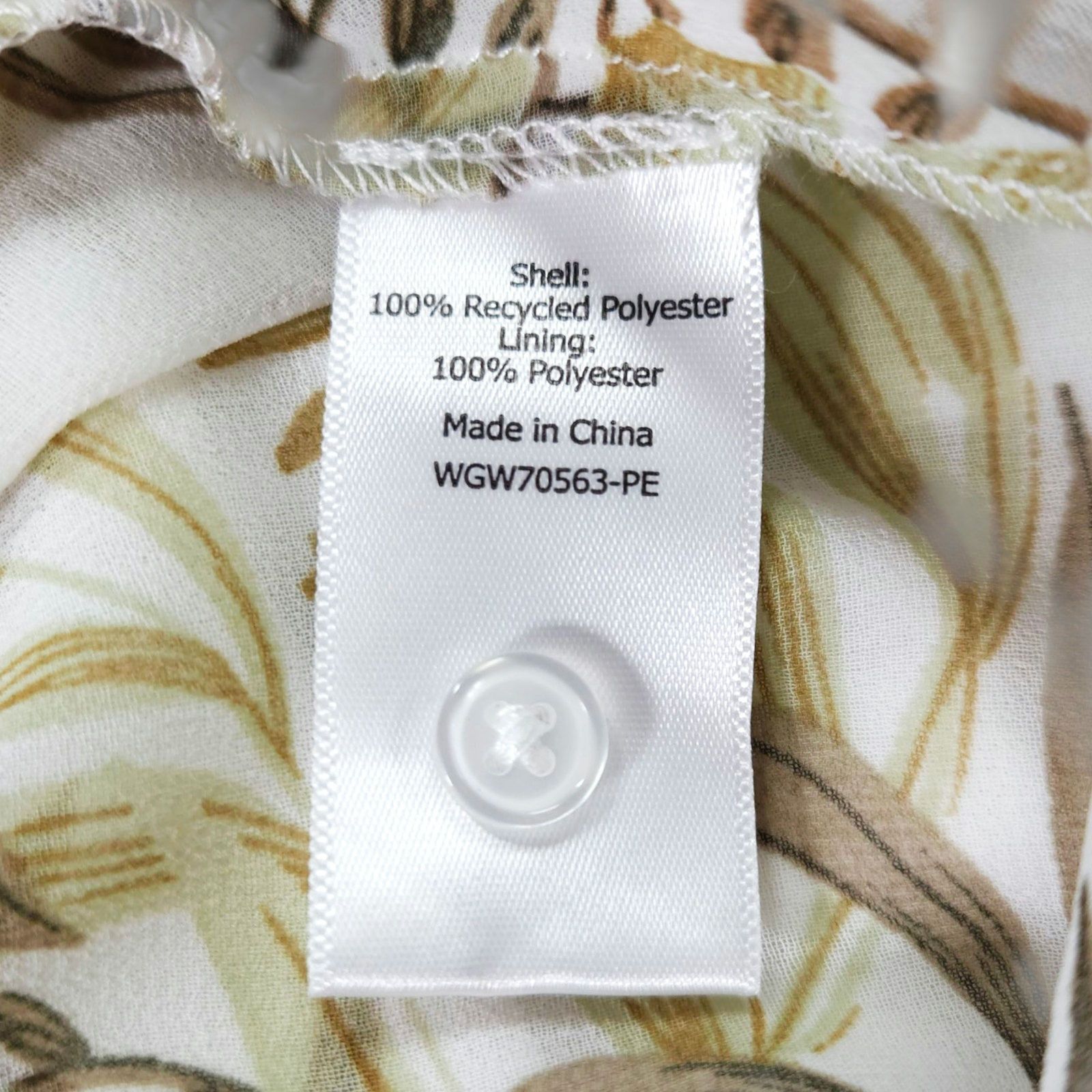 South2 West8 41 Hawthorn Petite Floral Midi Dress Button Ivory Resort 5P Size M / US 6-8 / IT 42-44 - 7 Thumbnail