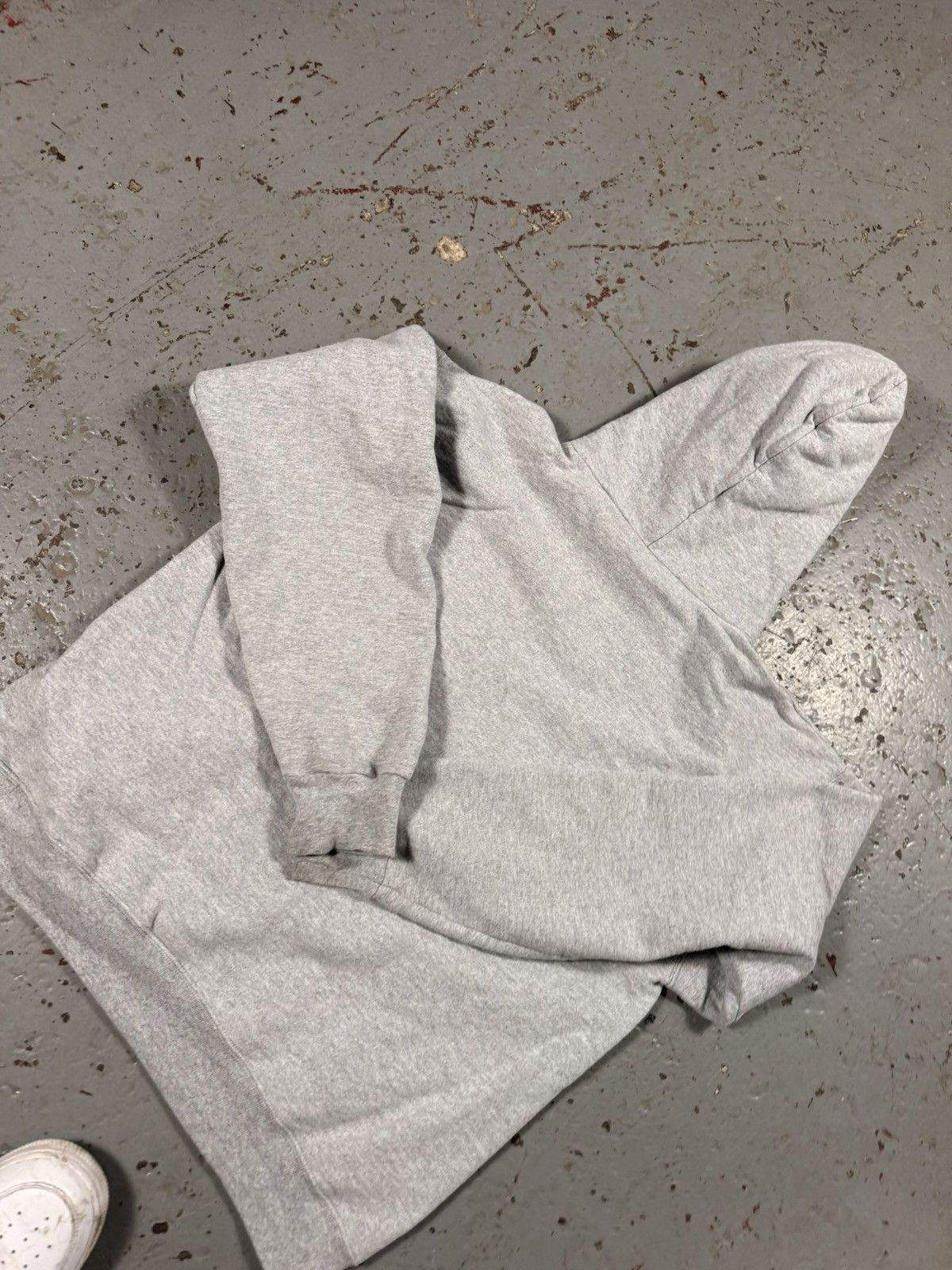 Hanes Vintage Classic Boxy Fit Grey Blank Hoodie Size US M / EU 48-50 / 2 - 6 Thumbnail