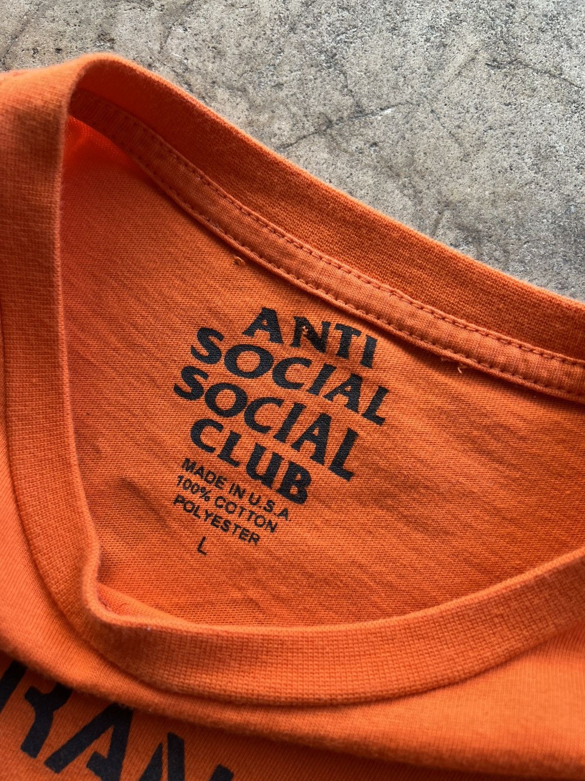 Anti Social Social Club × Undefeated ASS x Undefeated Paranoid T Shirt Size US S / EU 44-46 / 1 - 5 Thumbnail