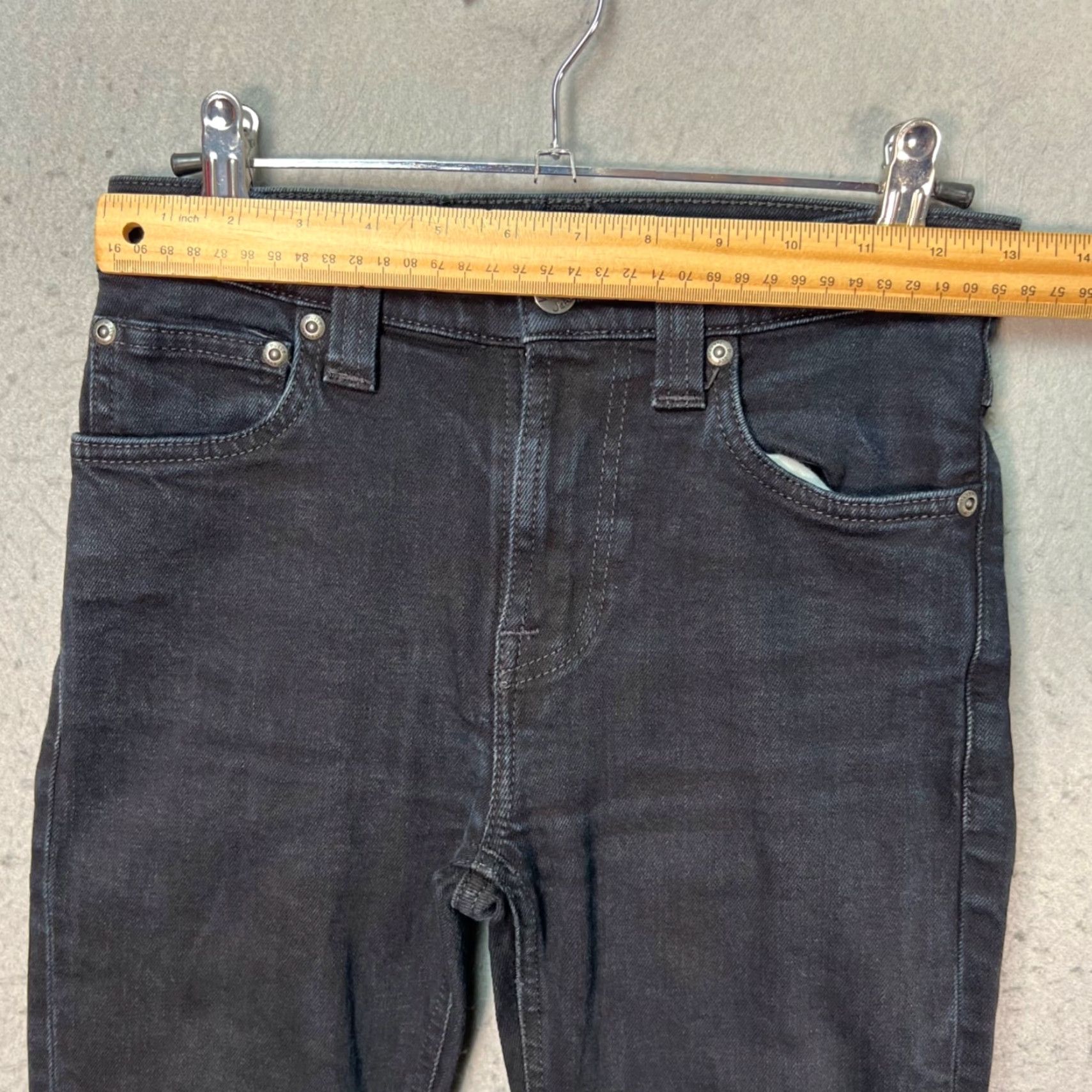 Nudie Jeans Nudie Jeans Co Womens 26 High Kai Skinny Jeans Blue Organic Cotton Raw Hem Denim Slim 5-Pocket Womens Jeans Mens? Wait. No extra. Size 26" / US 2 / IT 38 - 6 Thumbnail