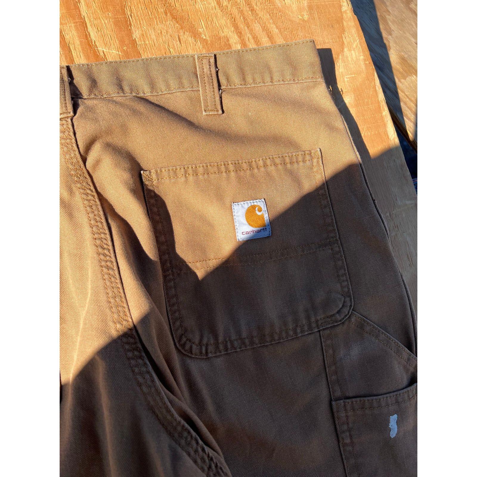 Carhartt Carhartt Jeans Mens 34x25 Brown Carpenter Dungaree Fit Size US 34 / EU 50 - 5 Thumbnail