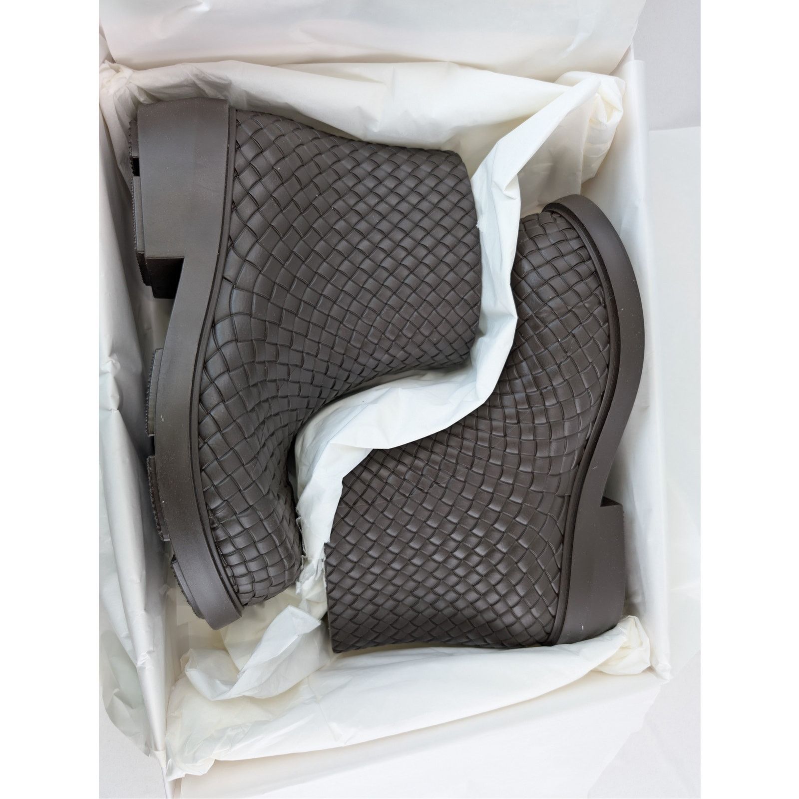 Bottega Veneta o1rshd1 Q:2 / Biogum Fireman Ankle Boots in Fondant Size US 11 / EU 44 - 17 Thumbnail
